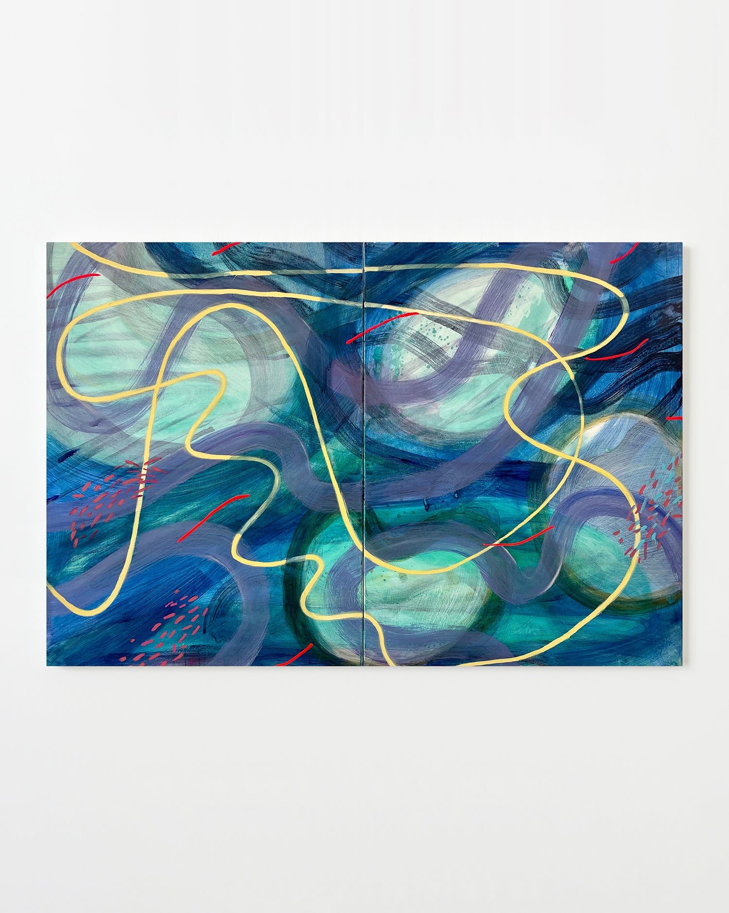 Follow the Current by Aliza Cohen — Painting