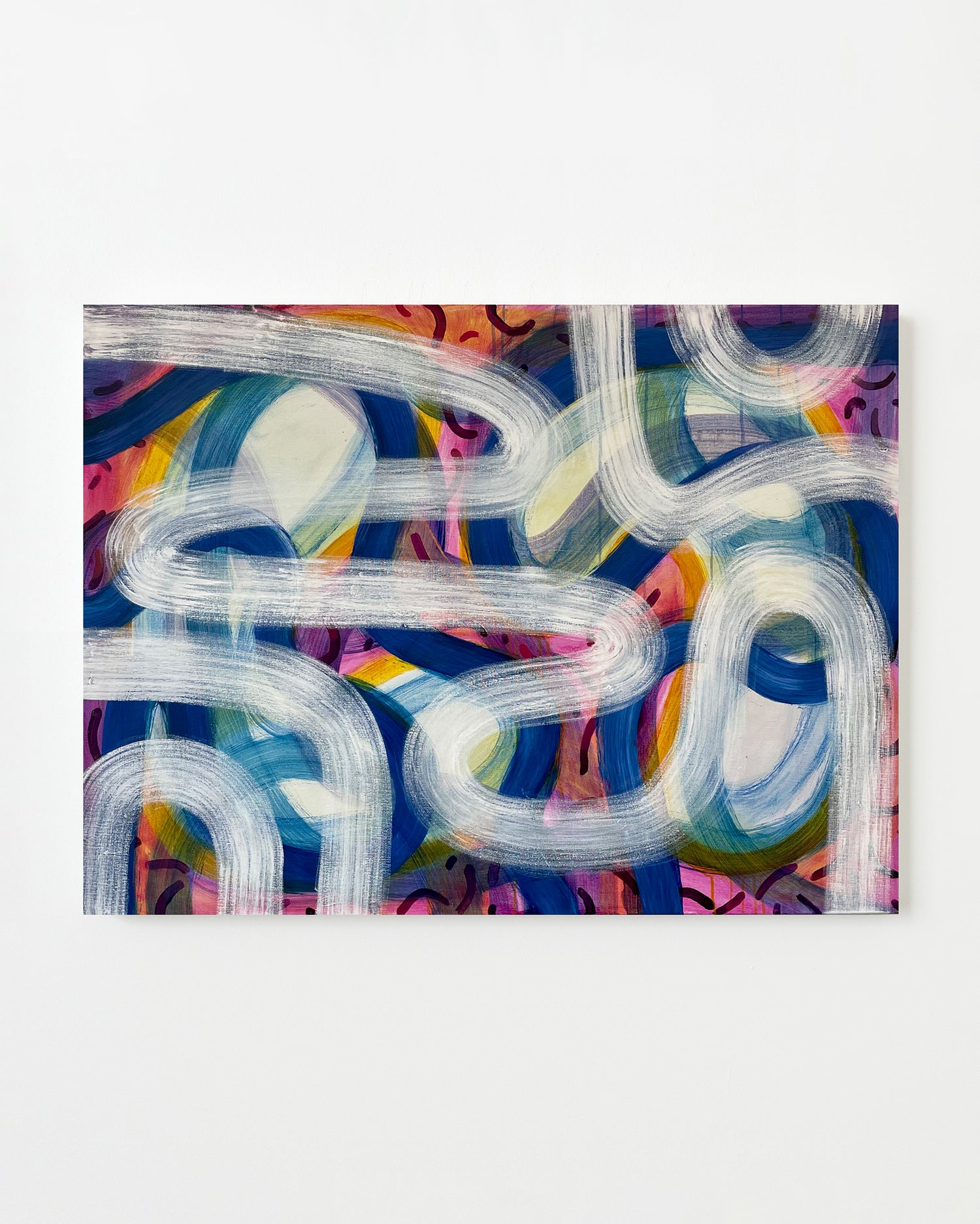 Rain on the Harbor by Aliza Cohen — Painting