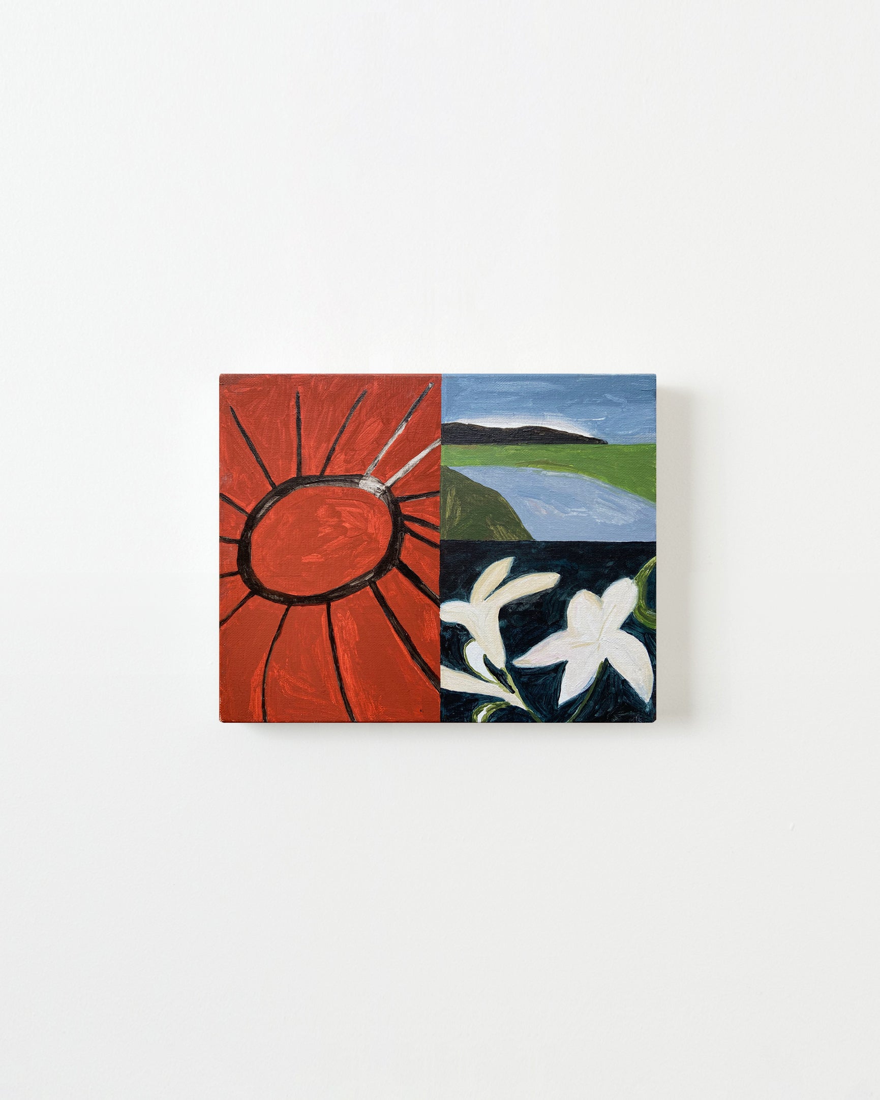 route+lys+signe by Alma Charry — Acrylic and Flashe on canvas
