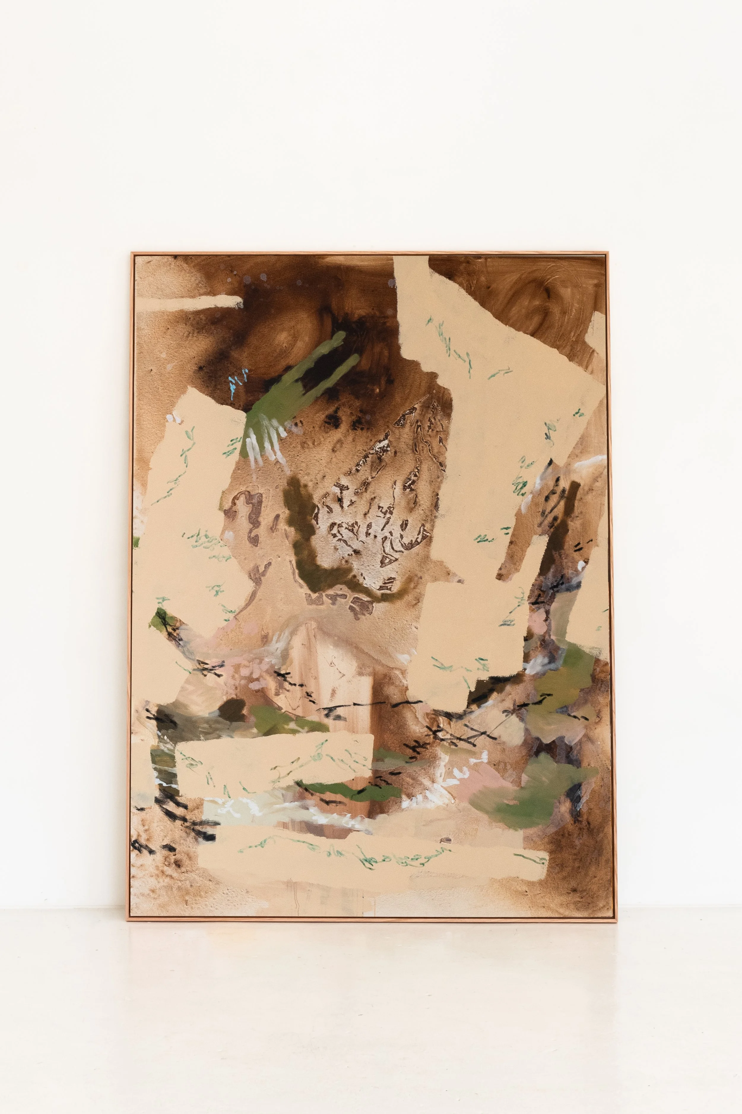 Earth Sign by Ash Holmes, 2023, Oil, acrylic on canvas