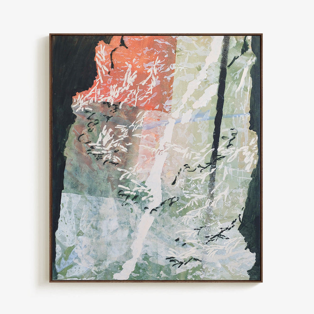 Held by the Edge of Land by Ash Holmes, 2026, Acrylic and oil on canvas