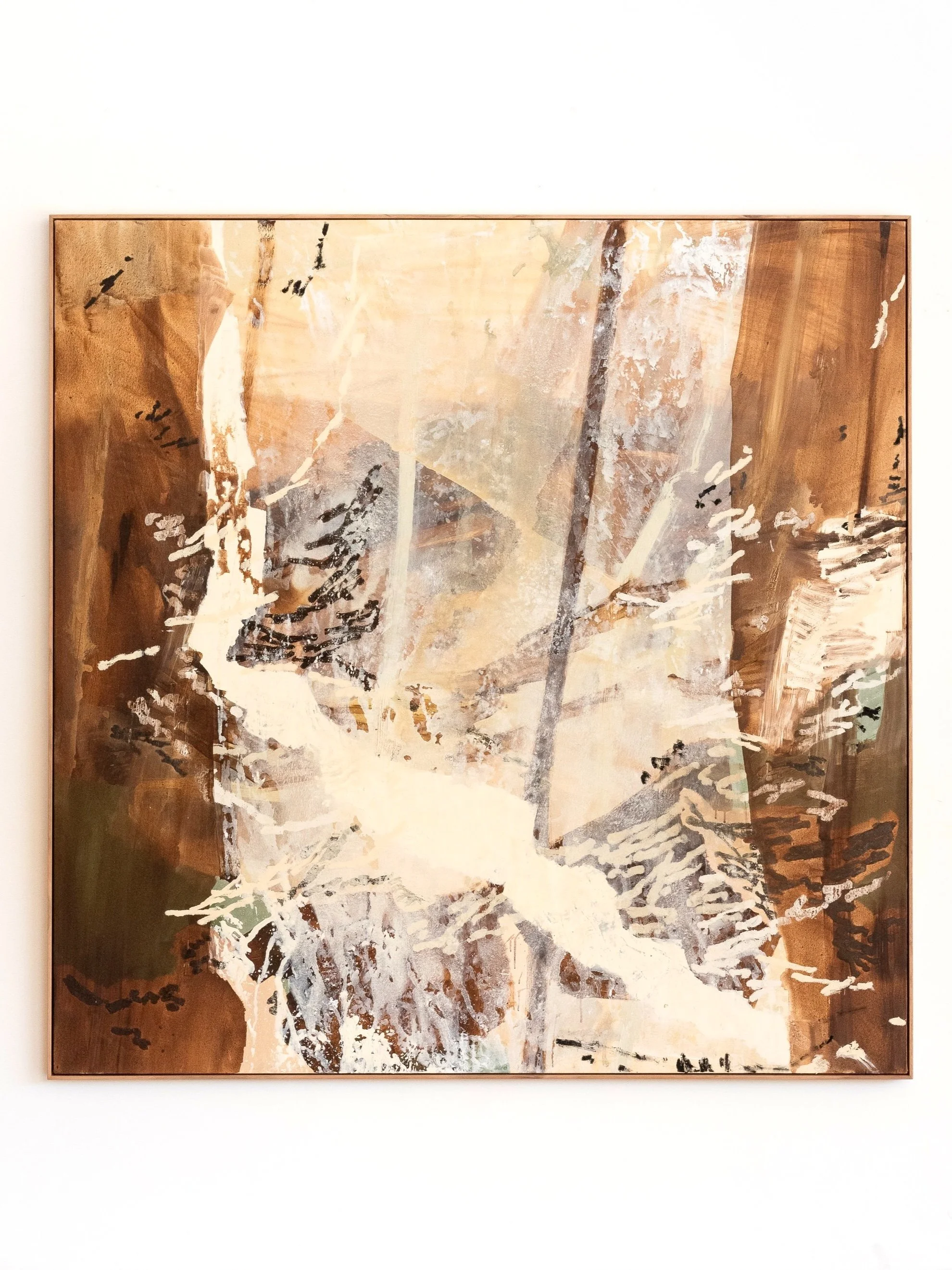 The Light Through Tree's by Ash Holmes, 2023, Oil and acrylic