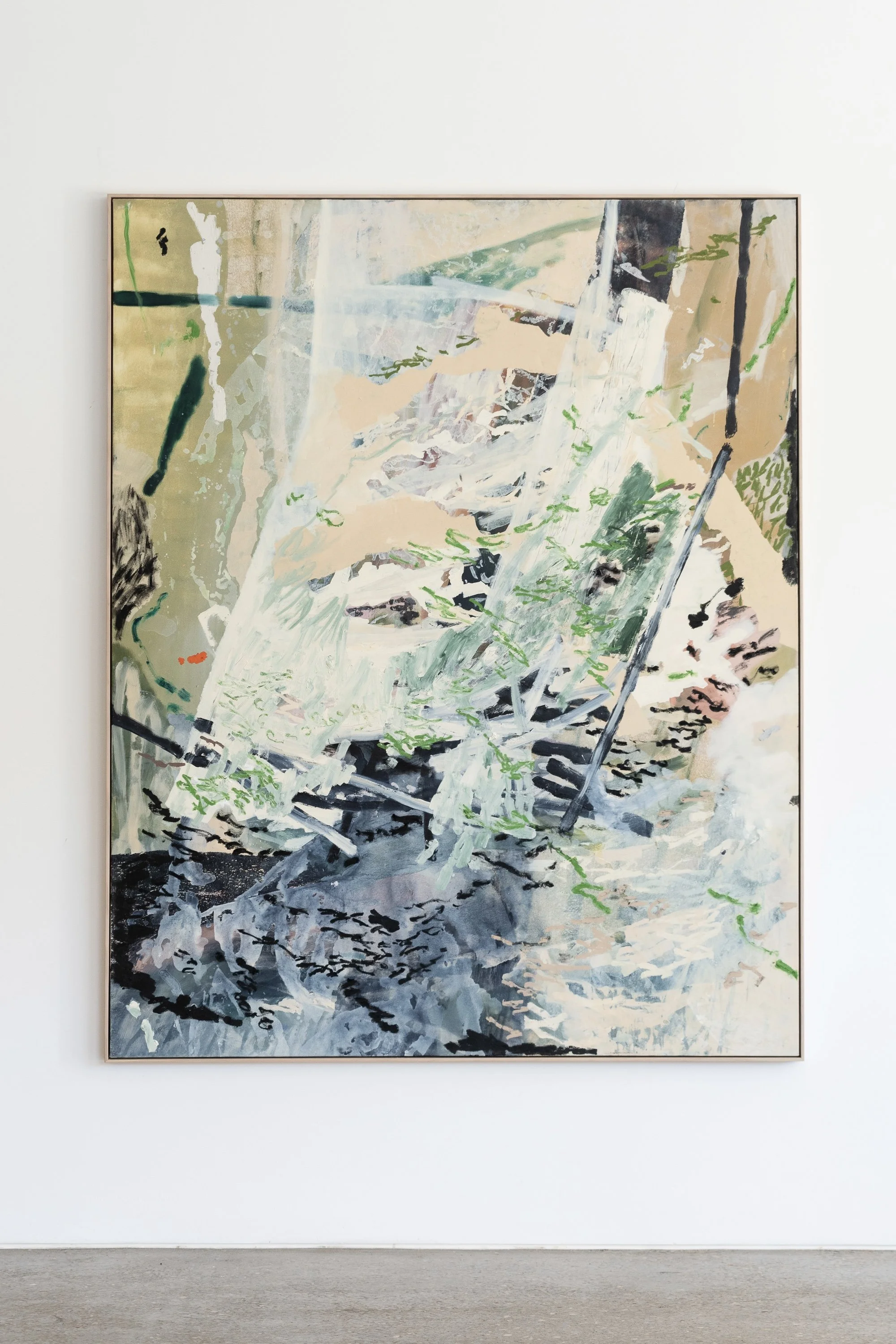 The subtle shallowing of water by Ash Holmes, 2025, Oil and Acrylic