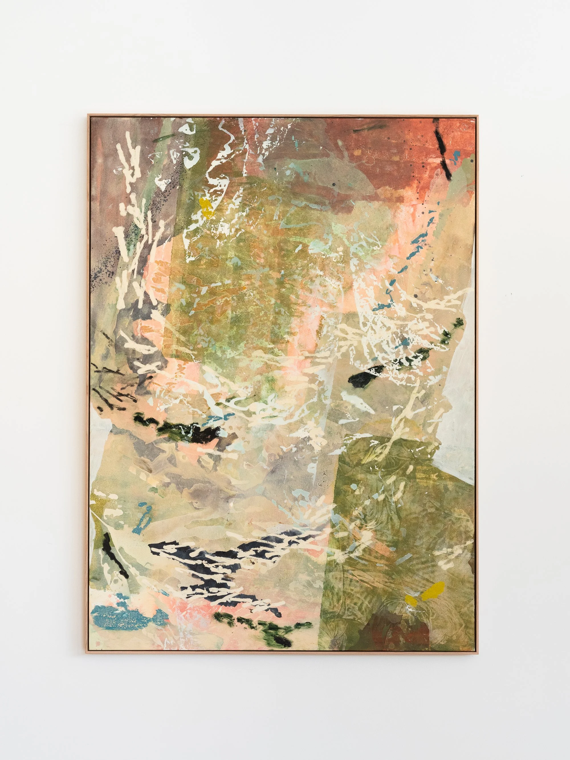 Water Paths 1 of 4 by Ash Holmes, 2025, Oil and Acrylic