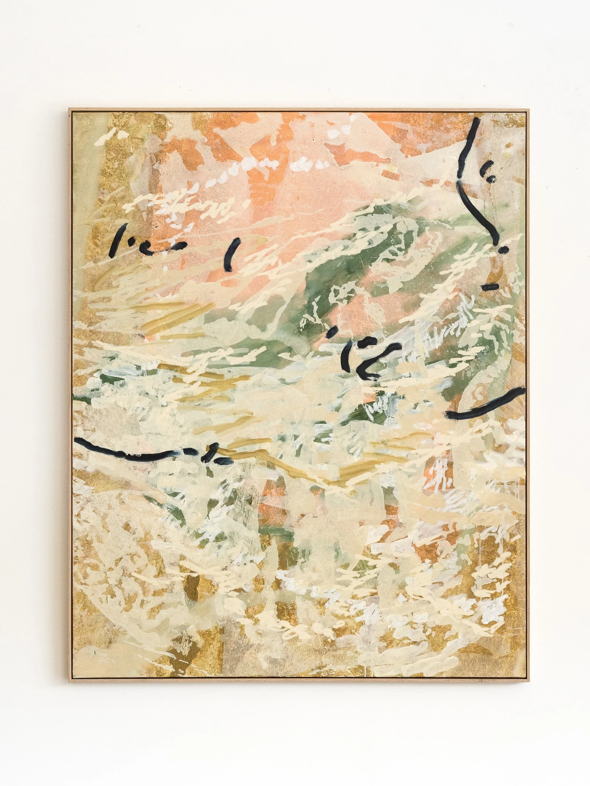 Waters Edge Path by Ash Holmes, 2023, Oil and acrylic