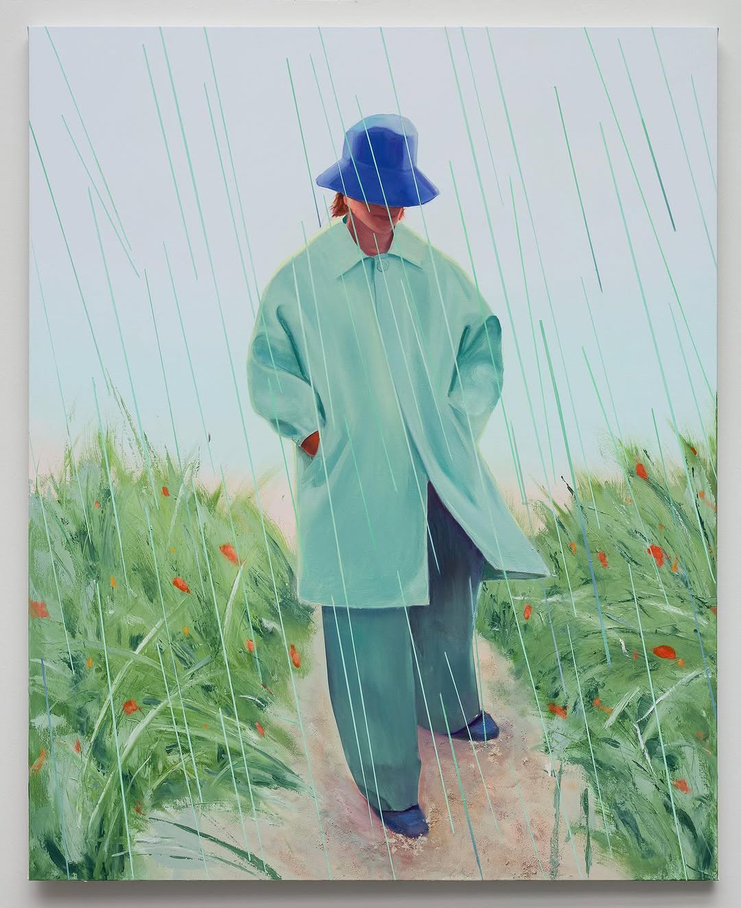 A Place Only We Know by Caleb Hahne Quintana, 2021, Oil, acrylic, flashe, pumice and wax on canvas