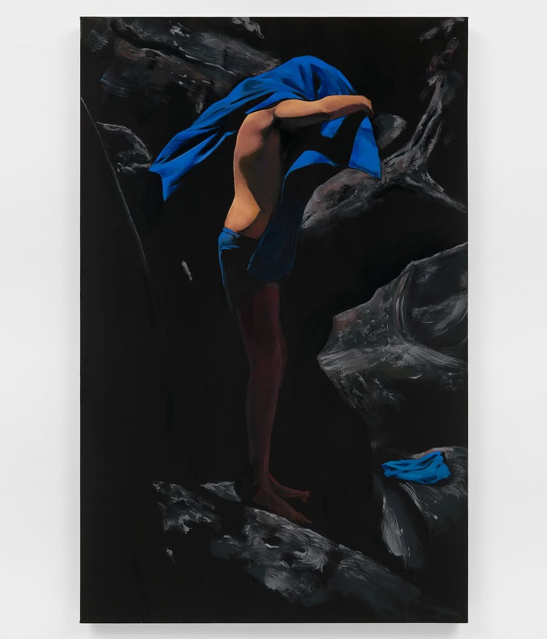 Between Flesh And Stone by Caleb Hahne Quintana, 2024-2025, Oil and Flashe on linen