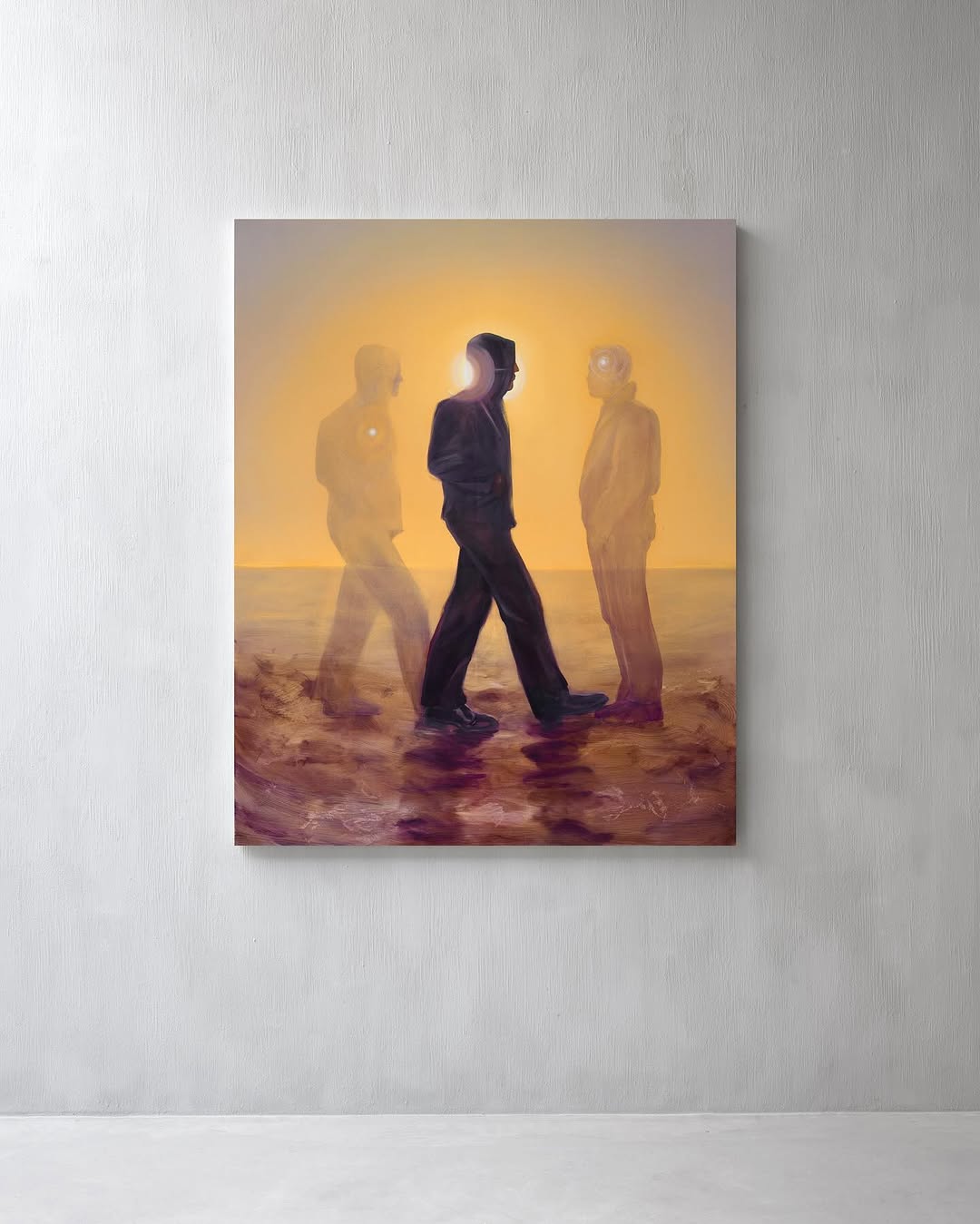 In Our Bones The Soils Secrets by Caleb Hahne Quintana, 2023-2024, Oil and acrylic on canvas