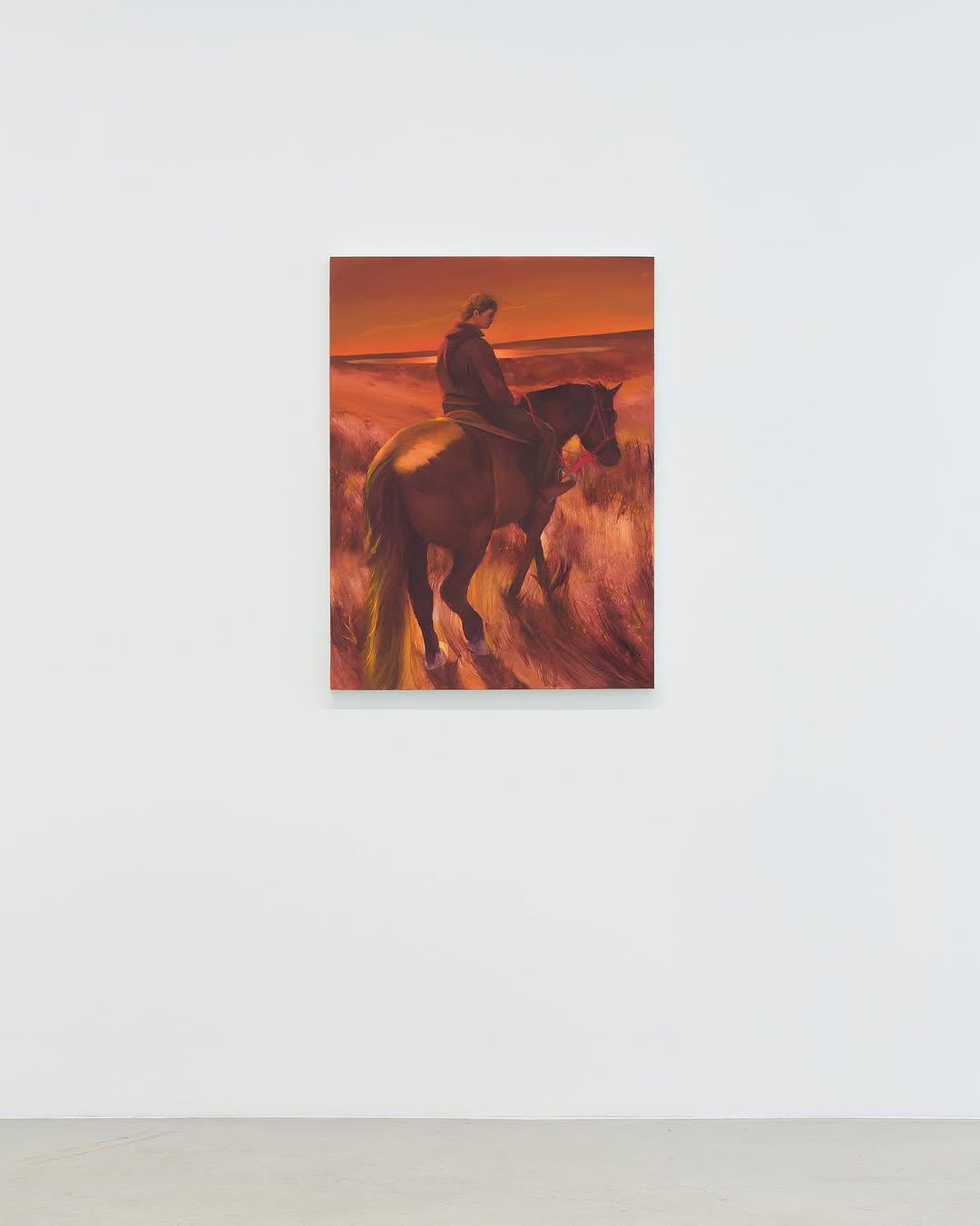 What Are We To An Infinite Sky by Caleb Hahne Quintana, 2023, Oil on linen