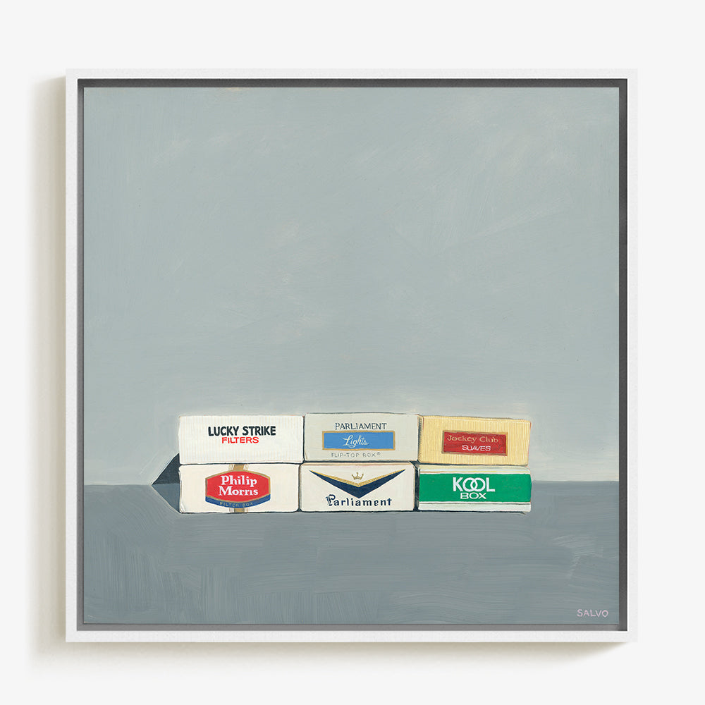 Empties by Claire Salvo, 2026, Oil on wood