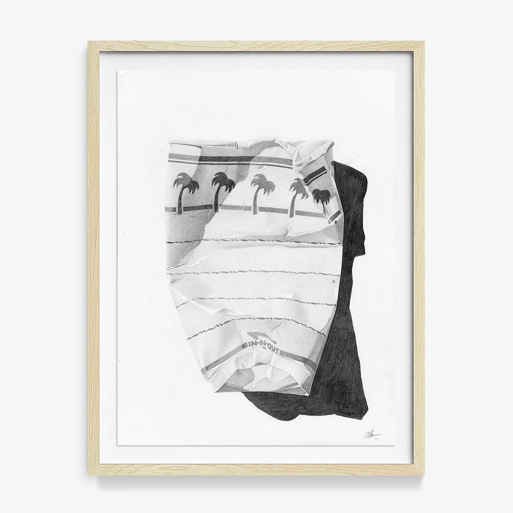 In-N-Out by Claire Salvo, 2024, Colored Pencil on Paper