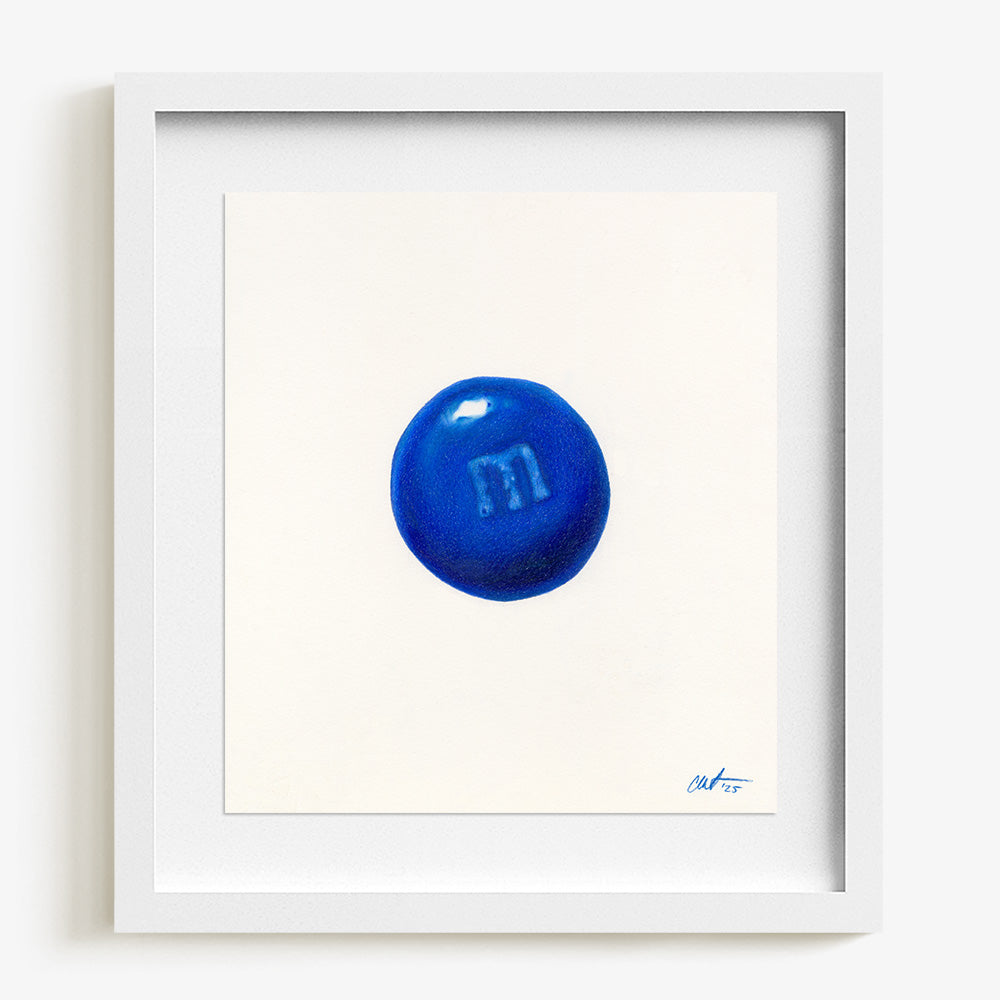 M&M by Claire Salvo, 2025, Colored pencil on 300 gsm Arches hot press paper