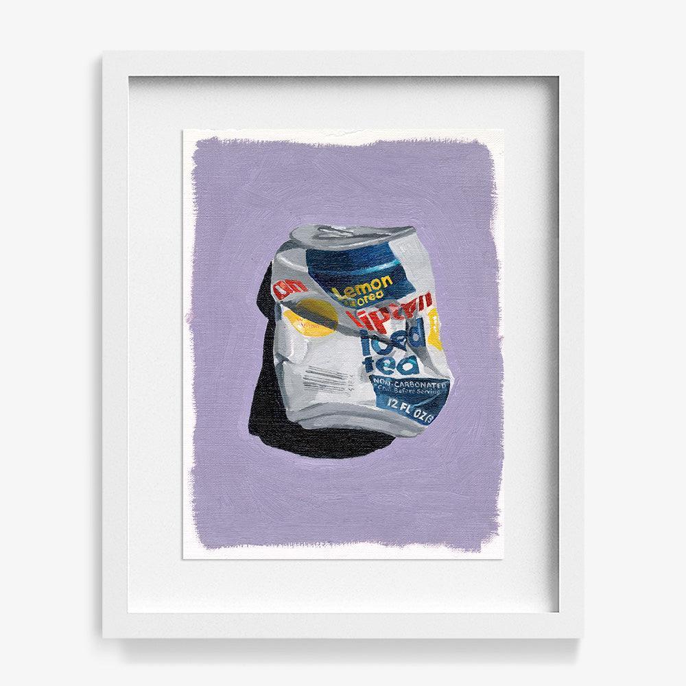 Vintage Lipton by Claire Salvo, 2024, Graphite on Paper. Framed in ayous wood.