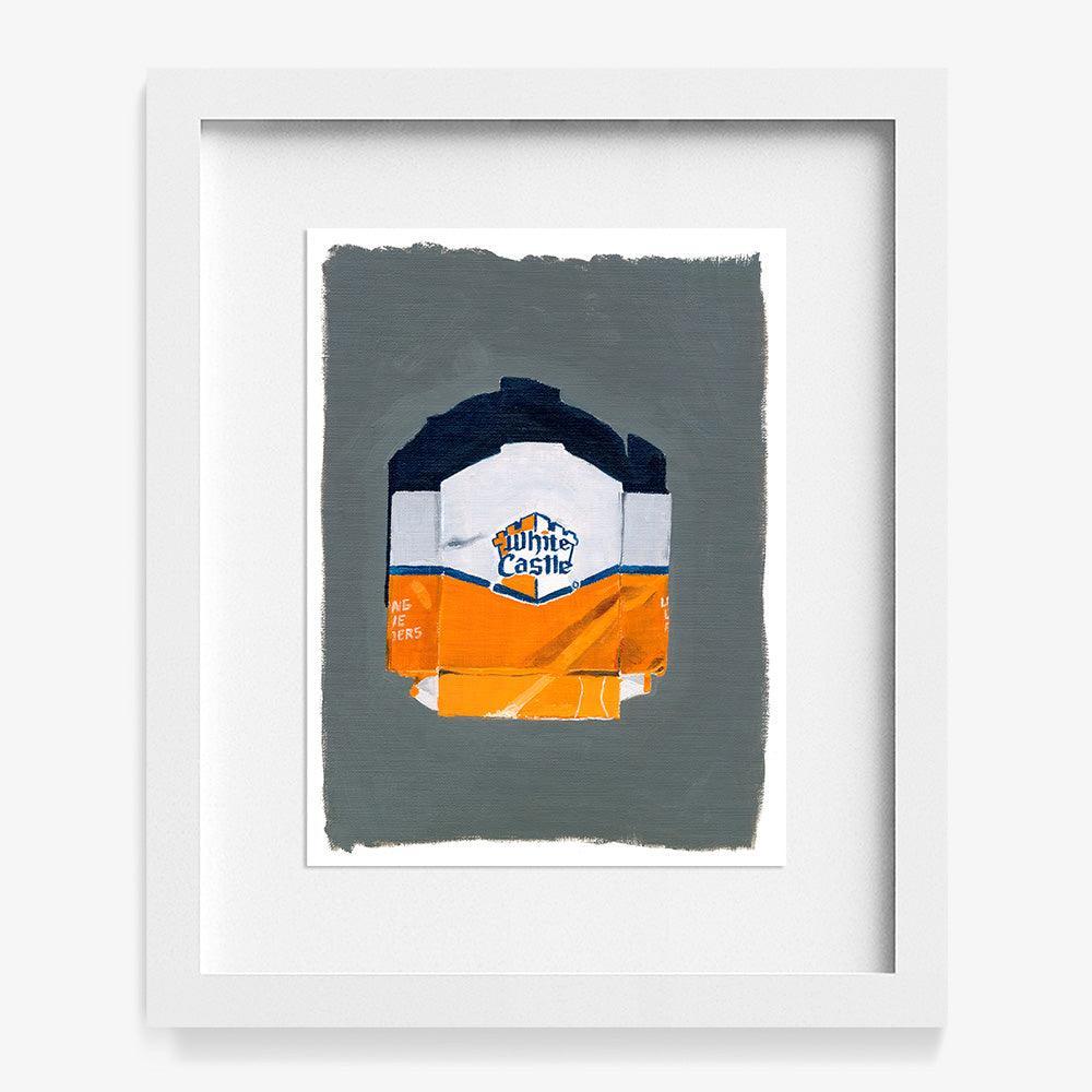 White Castle by Claire Salvo — Acrylic on paper