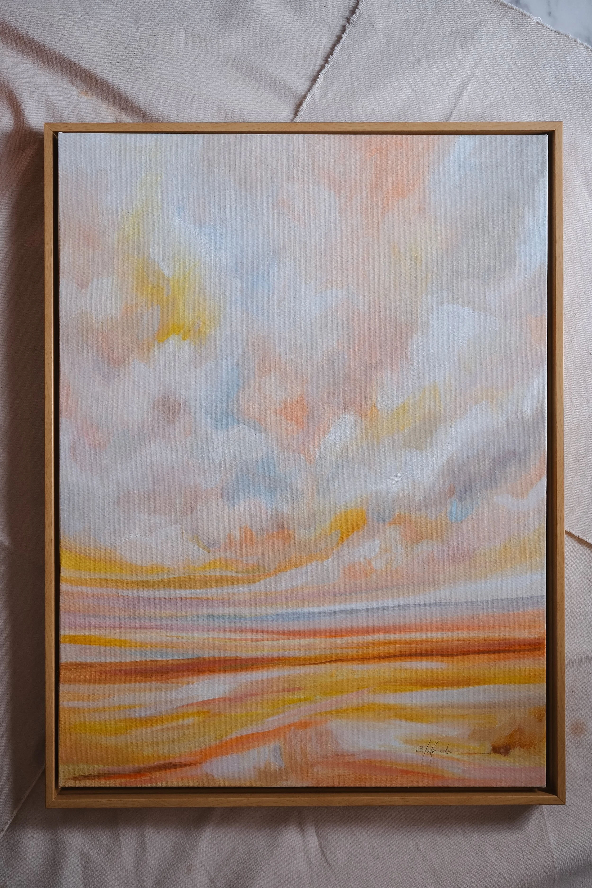 "Warmth in All Seasons" by Emily Jeffords — Oil on canvas