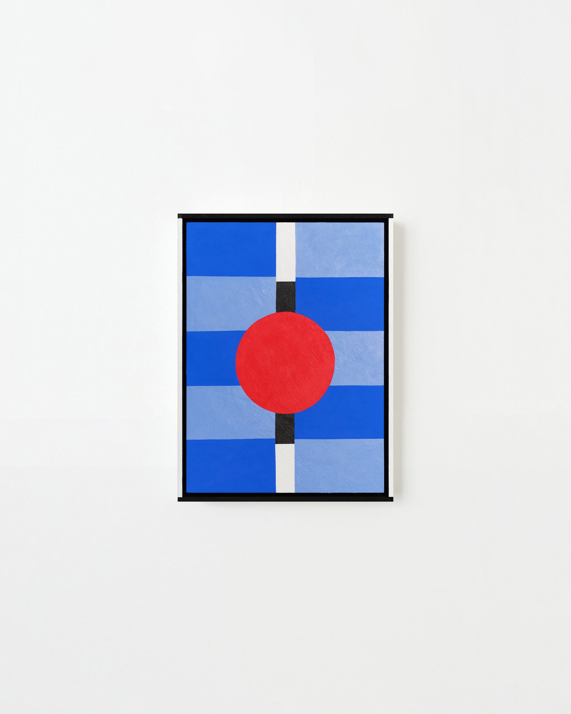Fabrication of Freedom by Evi O — Acrylic on birch panel, with hand-painted timber frame