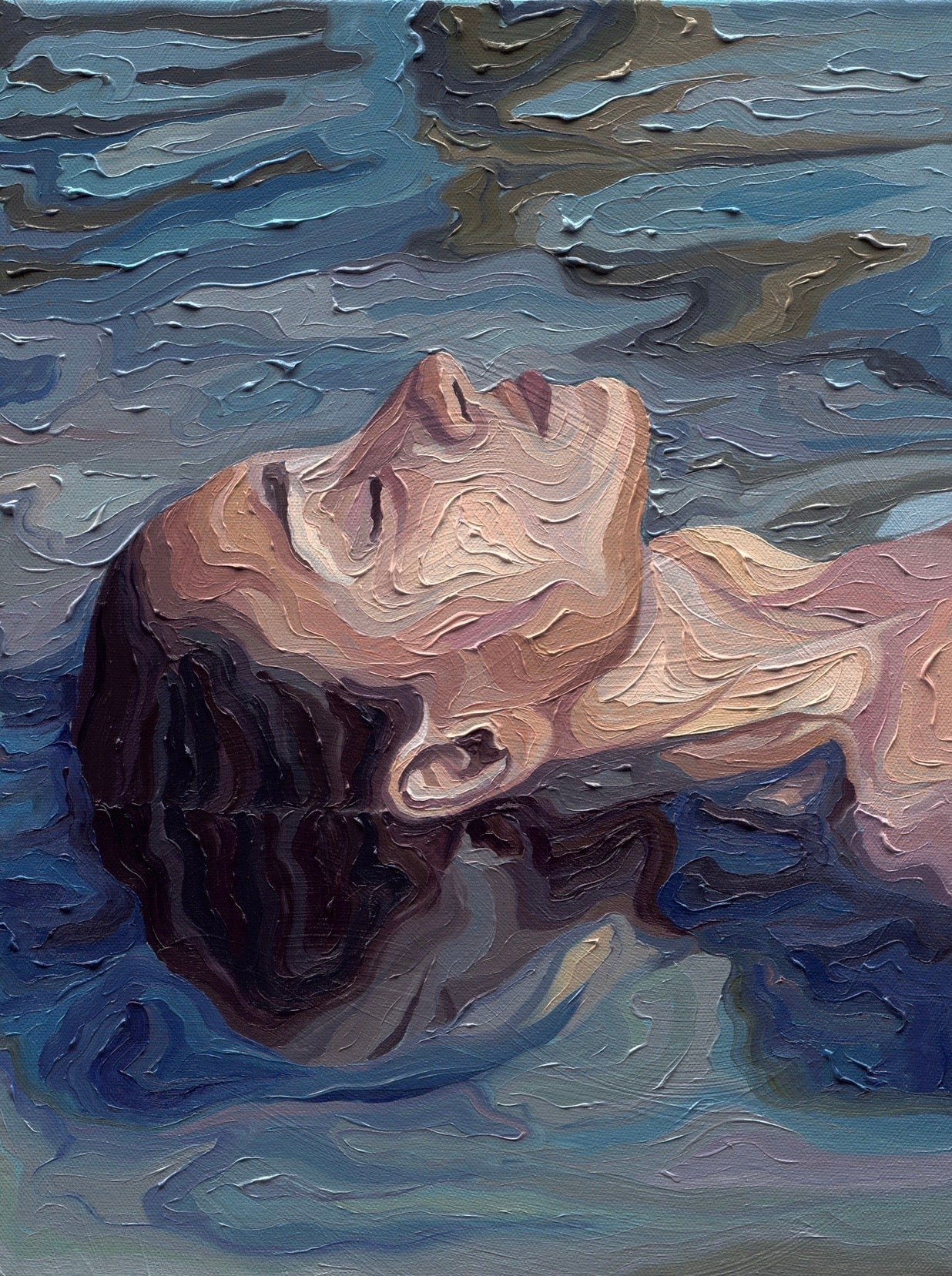 Drift by Katie McGowan — Oil and acrylic