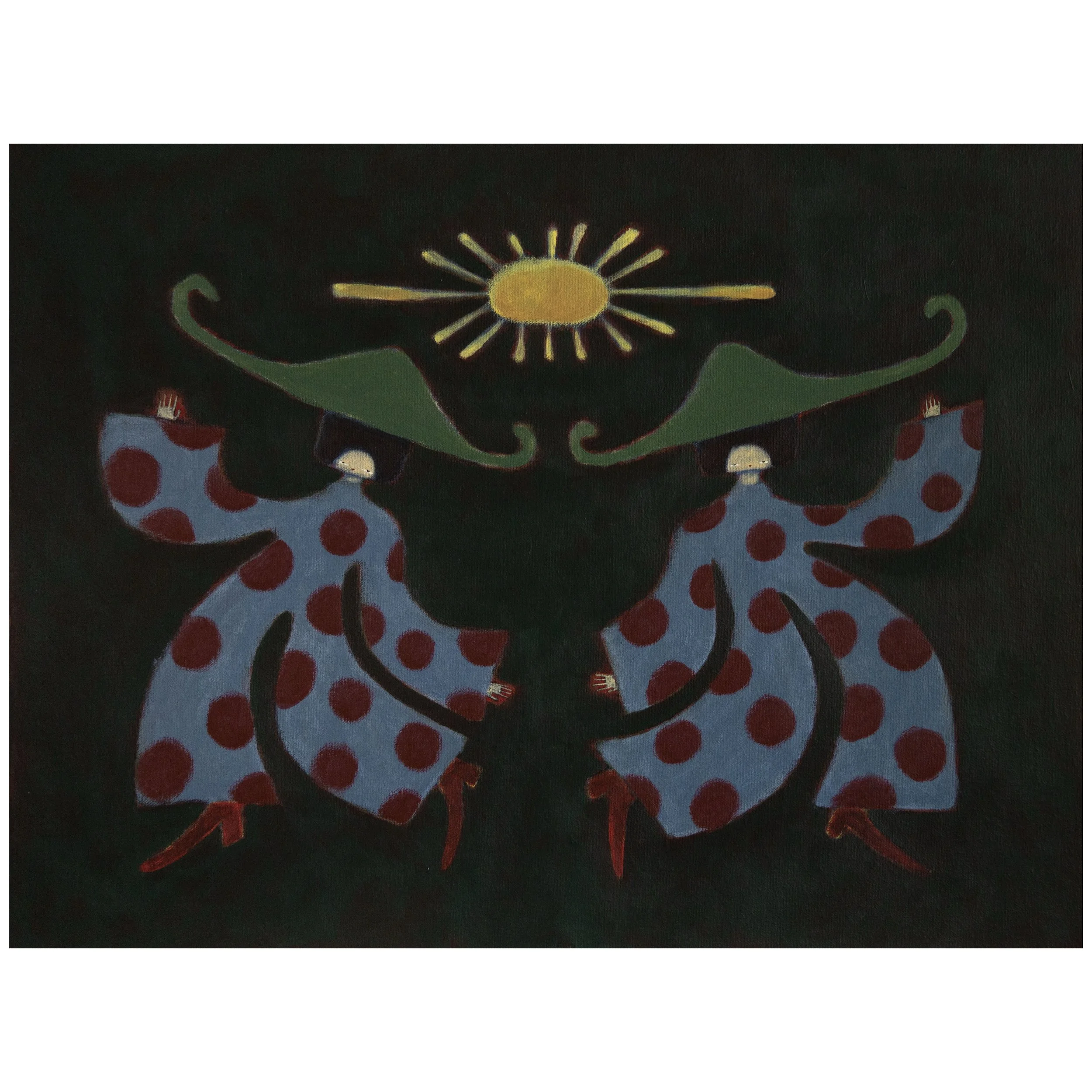 "Basking" by Lauryn Alvarez — Acrylic on canvas