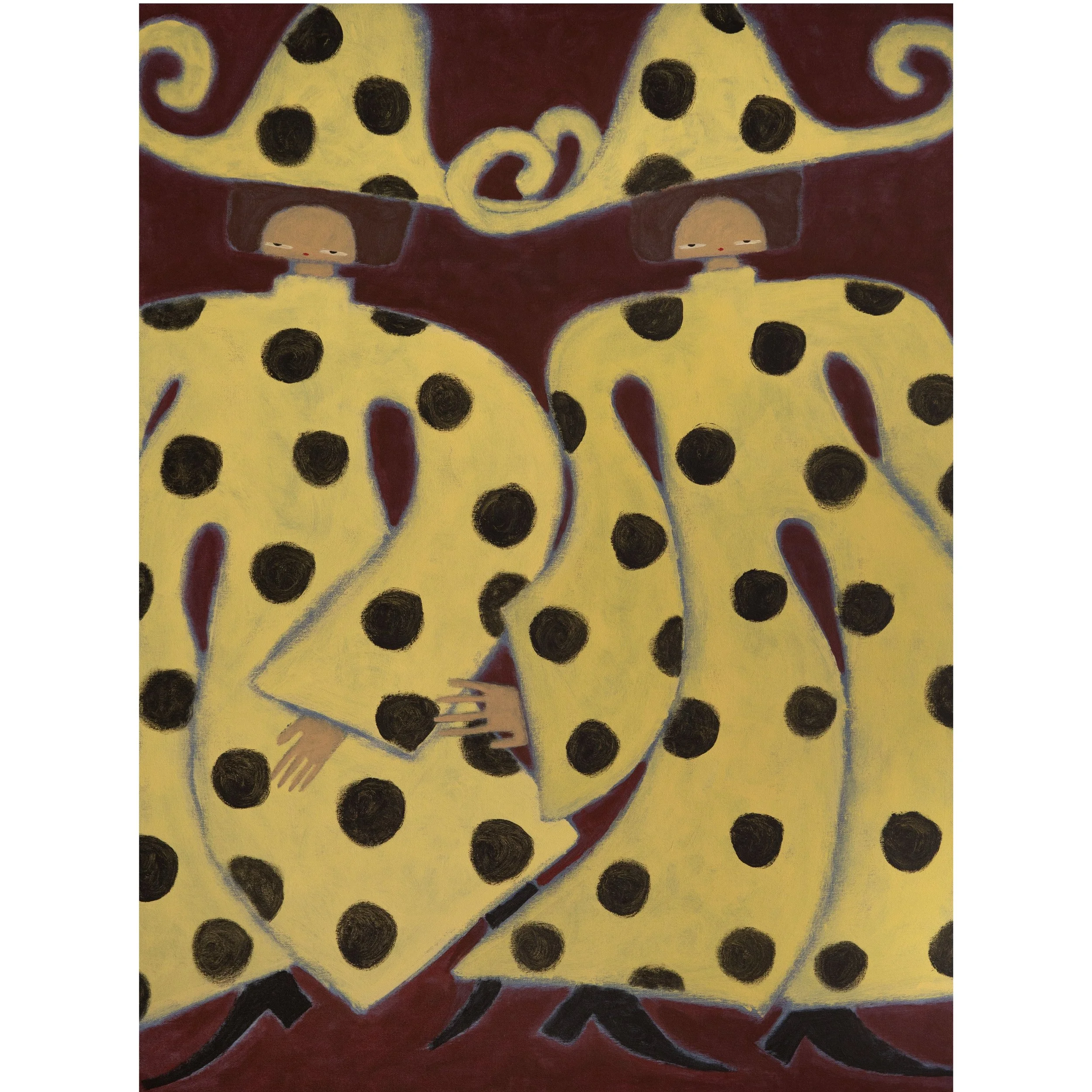 "Spotted" by Lauryn Alvarez — Acrylic on canvas