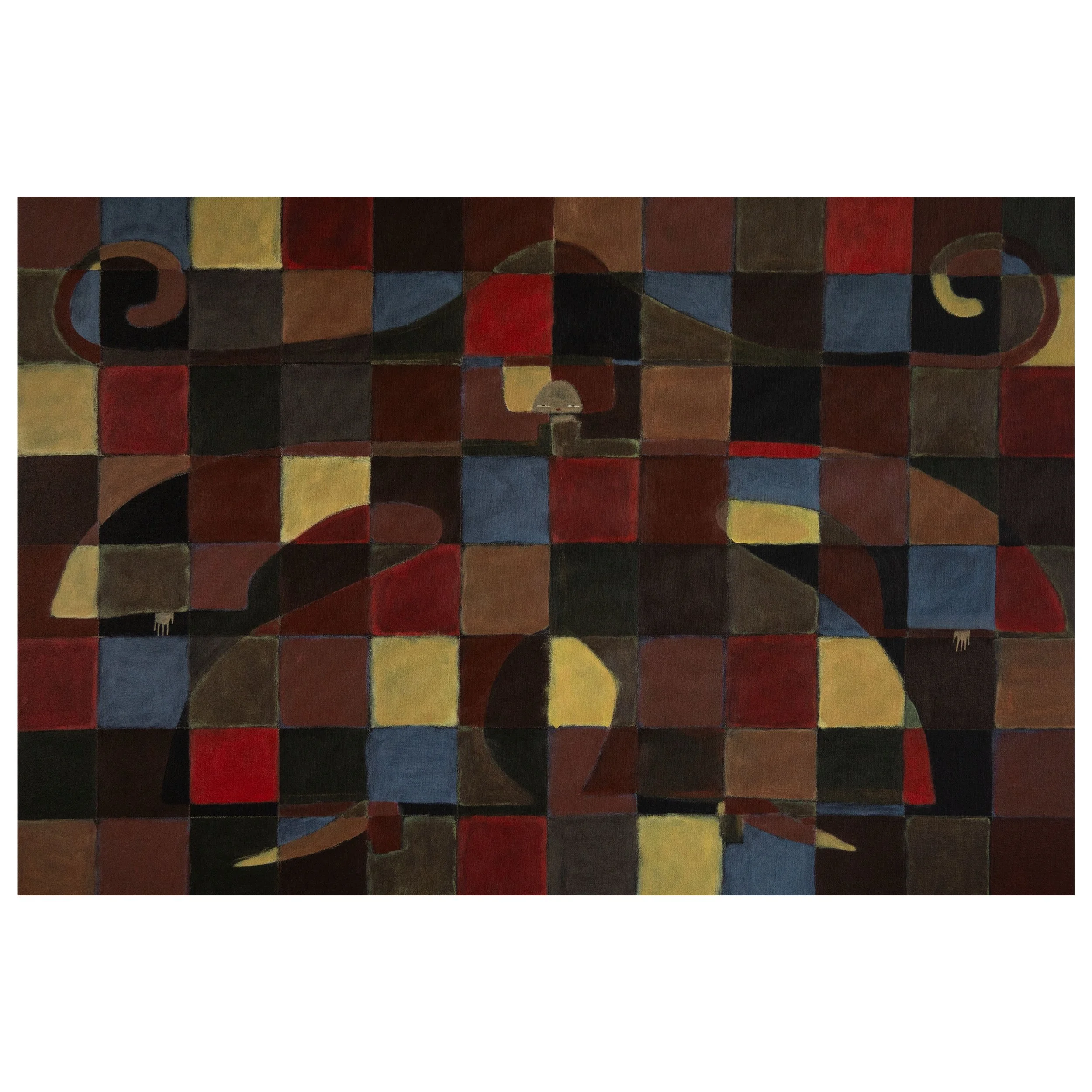 "Tiles 1" Original Painting — Lauryn Alvarez by Lauryn Alvarez — Acrylic on canvas