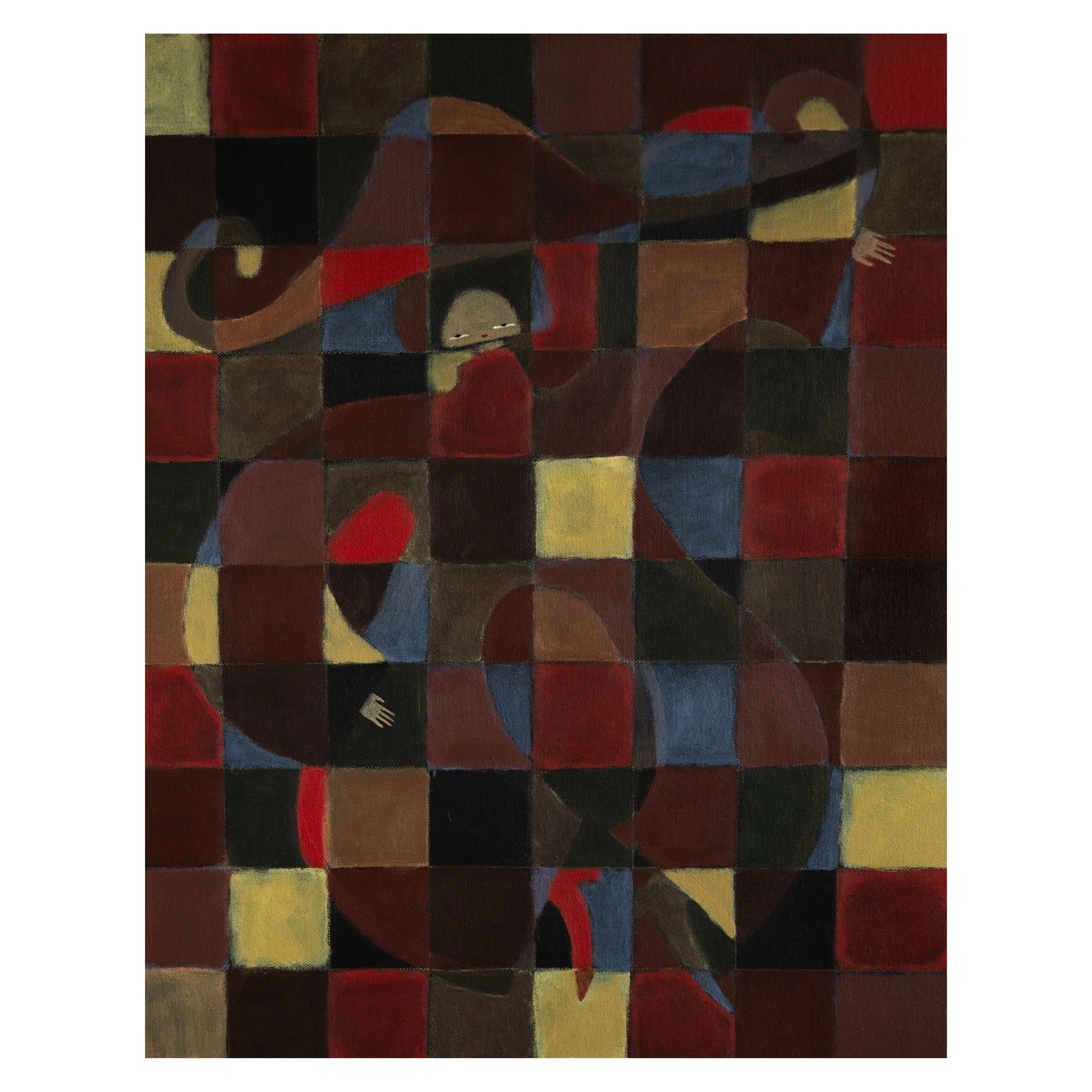 "Tiles 2" by Lauryn Alvarez — Acrylic on canvas