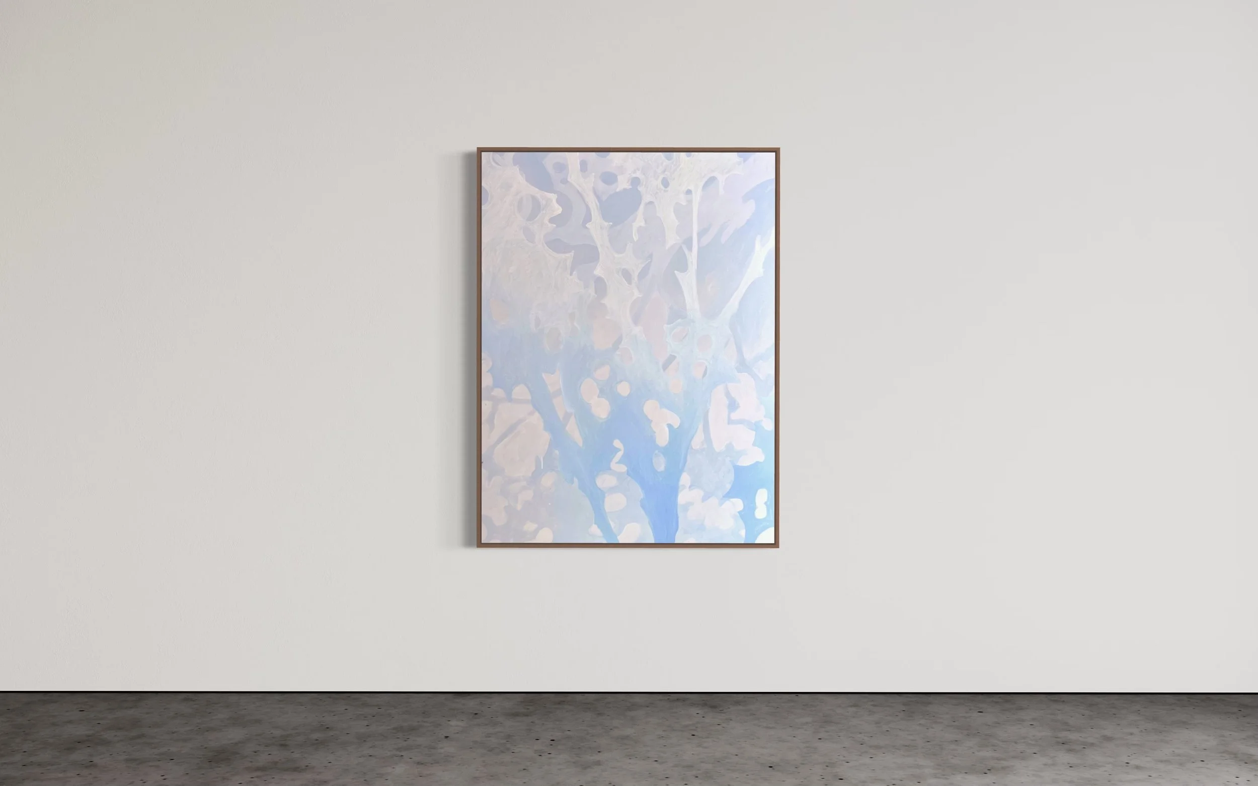 Paint Bucket Blue Skies by Mary Royall Wilgis — Oil on canvas