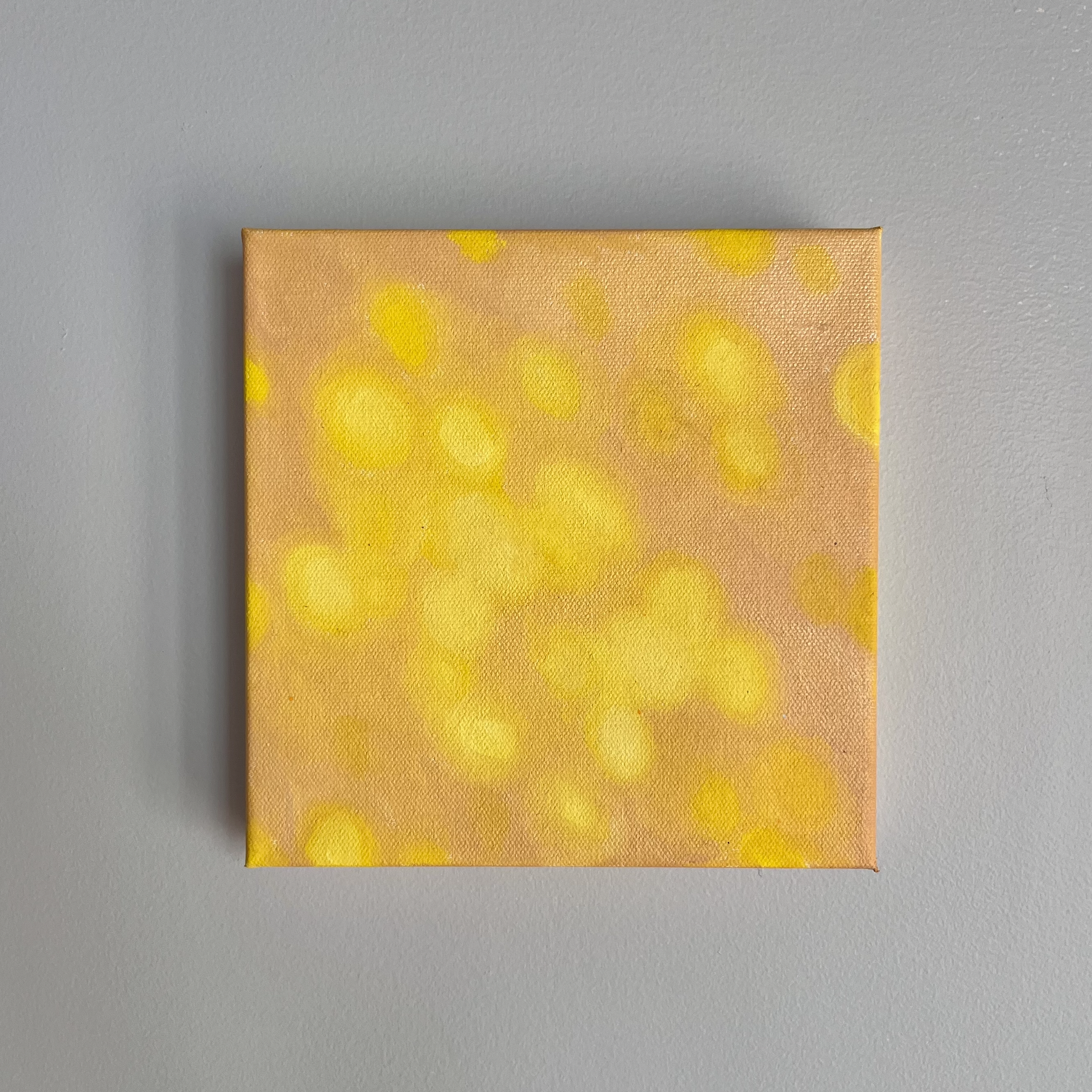 Pink Sunspots (mini) by Mary Royall Wilgis — Original Oil on canvas