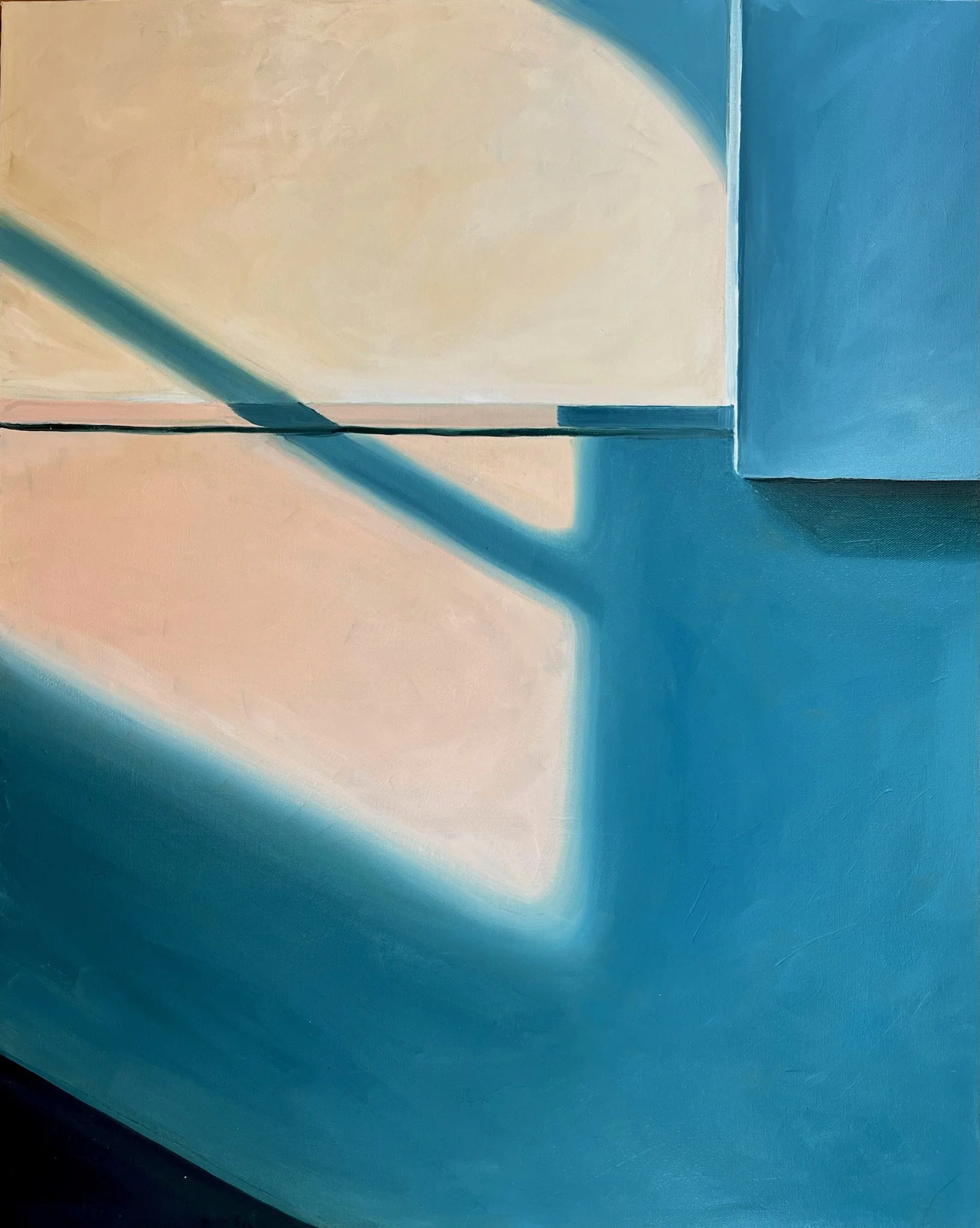 Stairwell to 4w by Mary Royall Wilgis