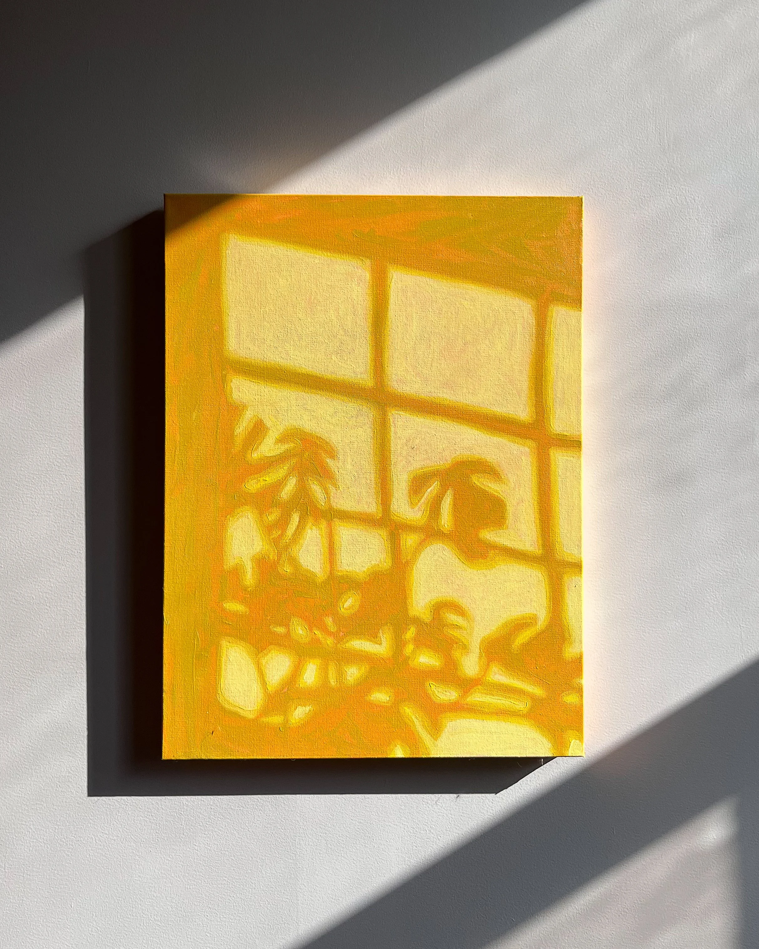 Yellow Window by Mary Royall Wilgis — Original Oil on canvas