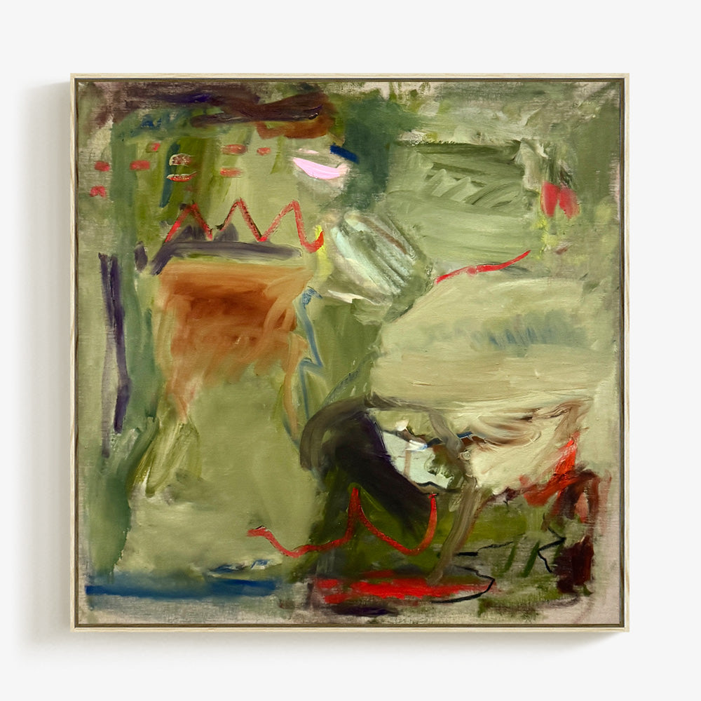 After the Rain by Petra Schott, 2025, Oil and charcoal on canvas