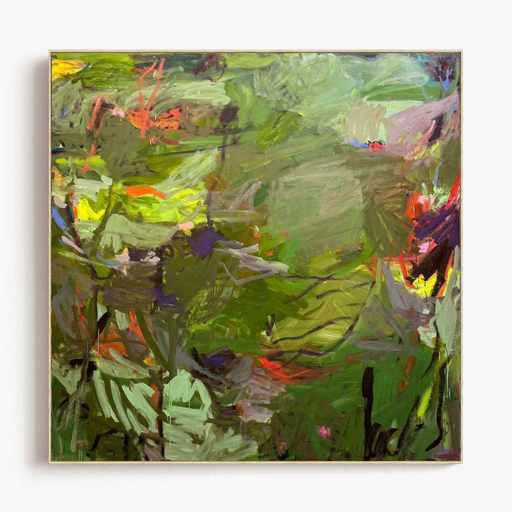 Forest of Life I by Petra Schott, 2025, Oil on canvas