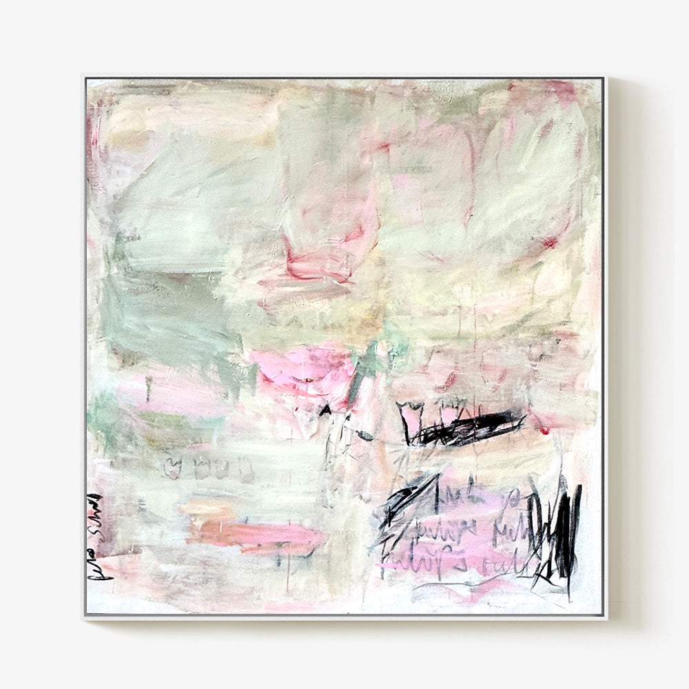 I Think Cy Twombly Must Have Liked Tulips by Petra Schott, 2025, Painting