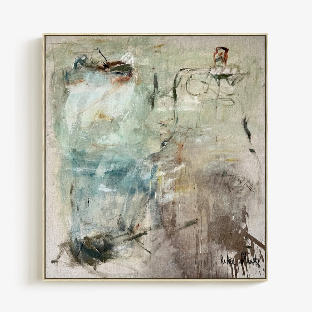 In The Space Between Us by Petra Schott, 2025, Painting