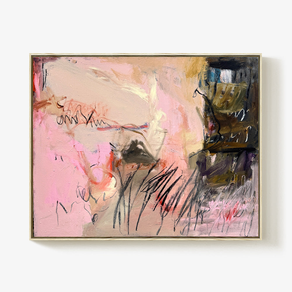 Keep Some Room in Your Heart For The Unimaginable by Petra Schott, 2026, Oil and charcoal on canvas