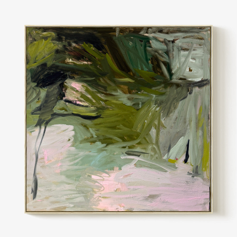 Leaving the Forest by Petra Schott, 2025, Oil on canvas