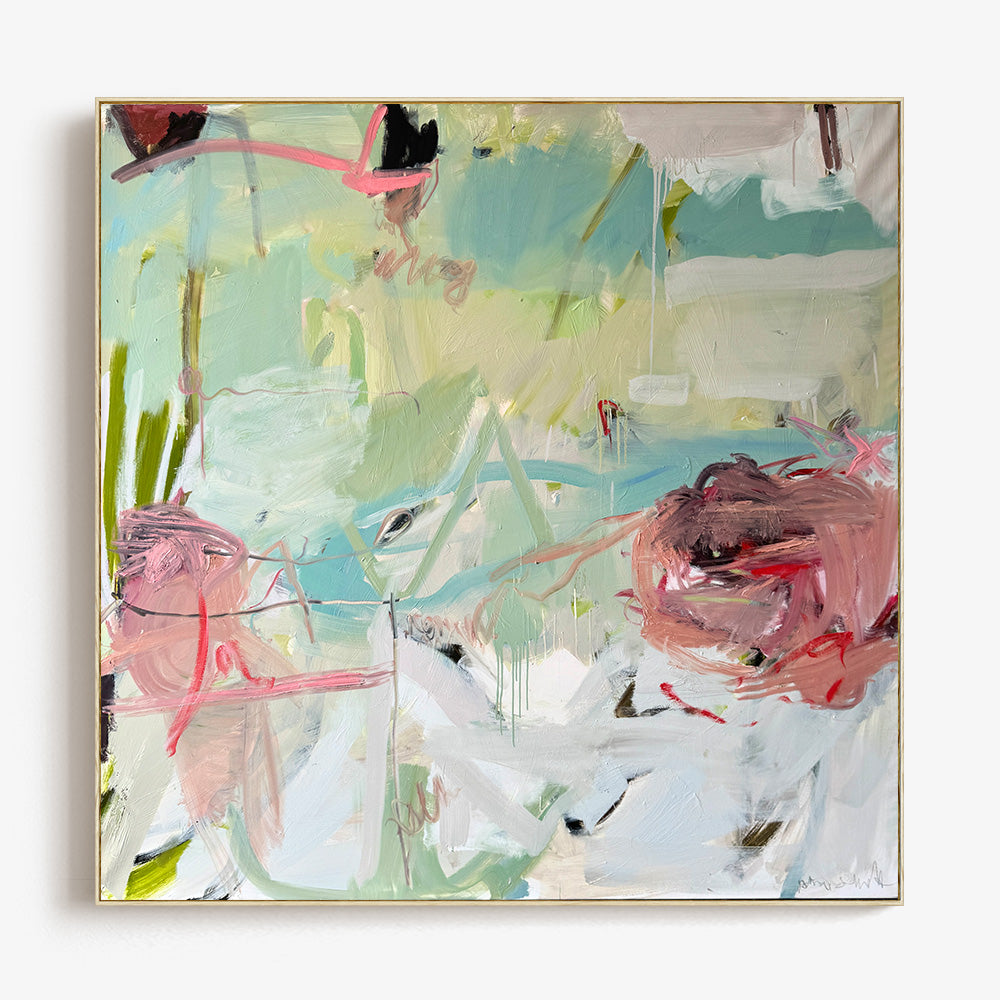 Lingering in Happiness by Petra Schott, 2026, Oil on canvas