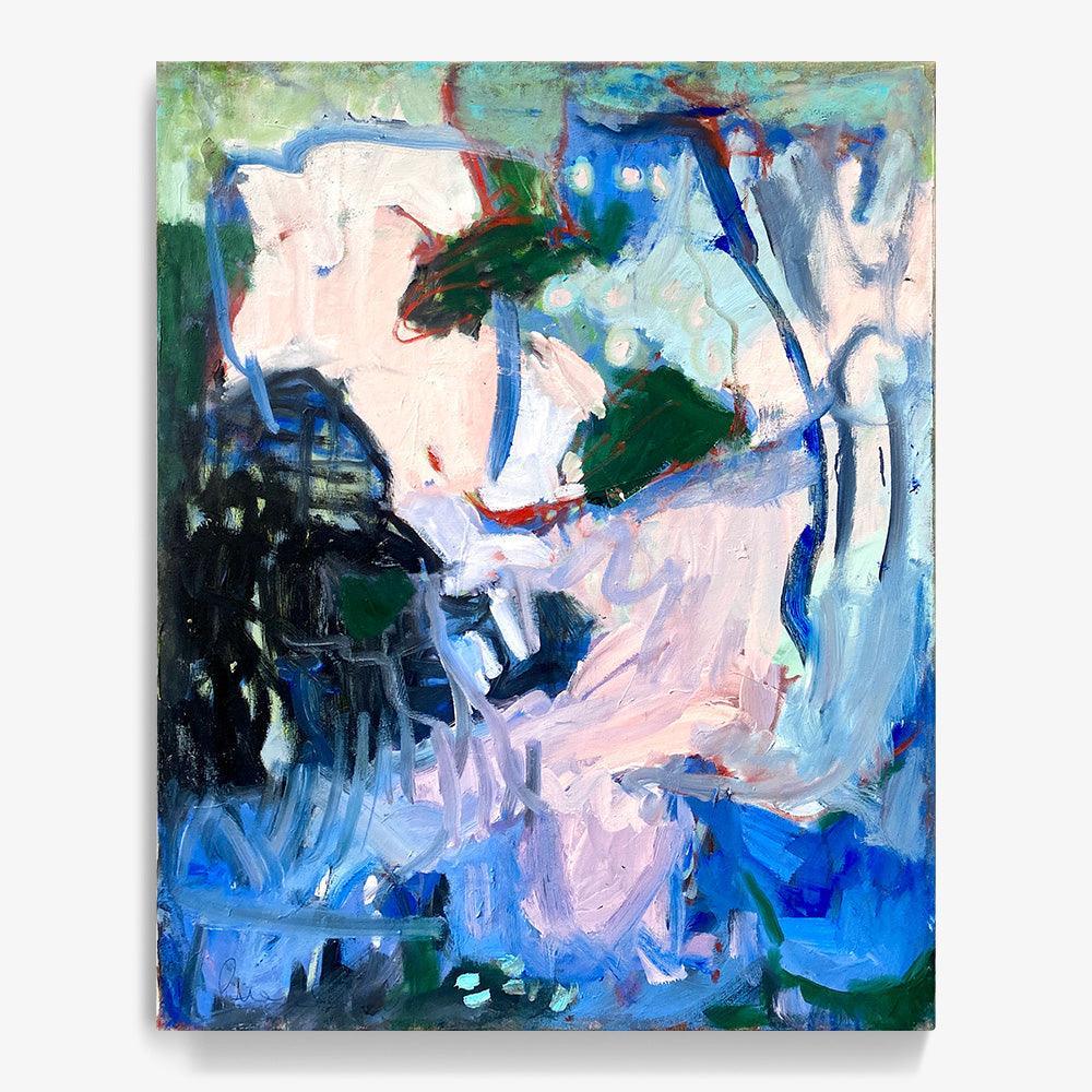 Living by the Water IV by Petra Schott, 2022, Oil on canvas