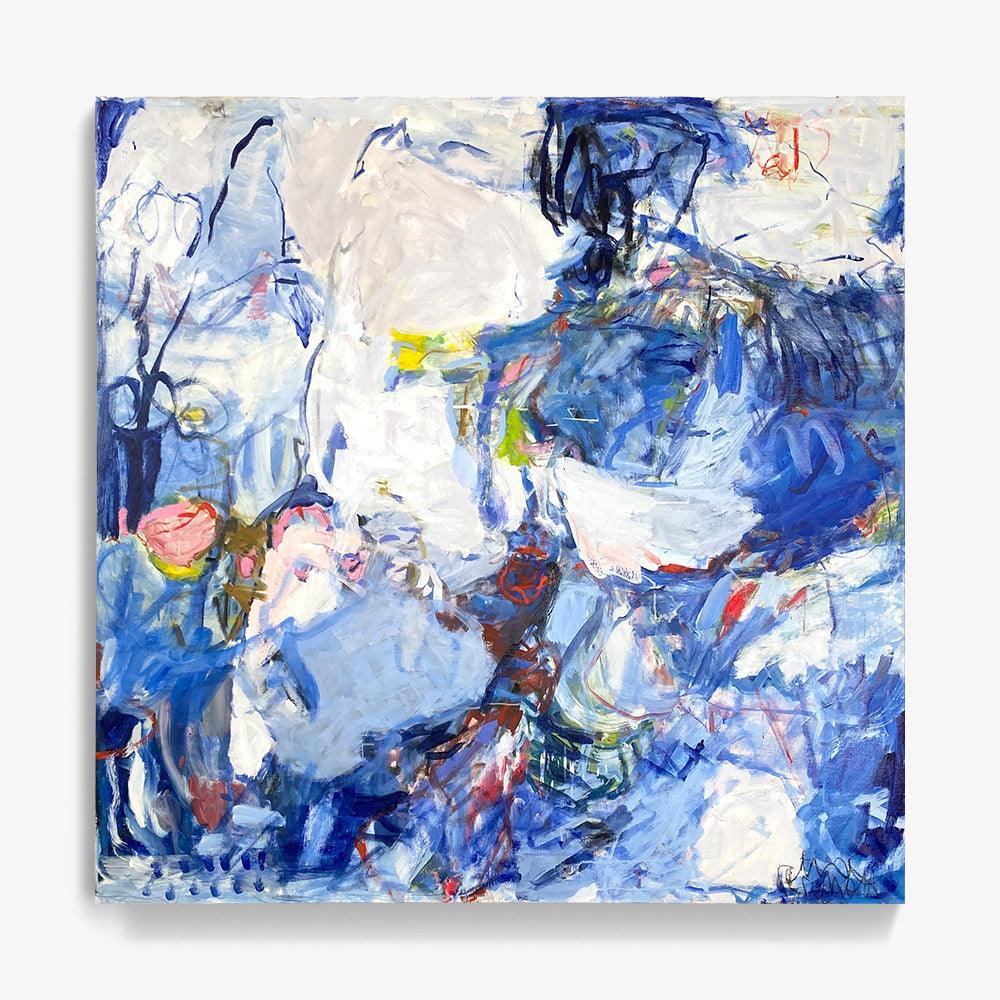 Living by the Water VI by Petra Schott, 2022, Oil on canvas