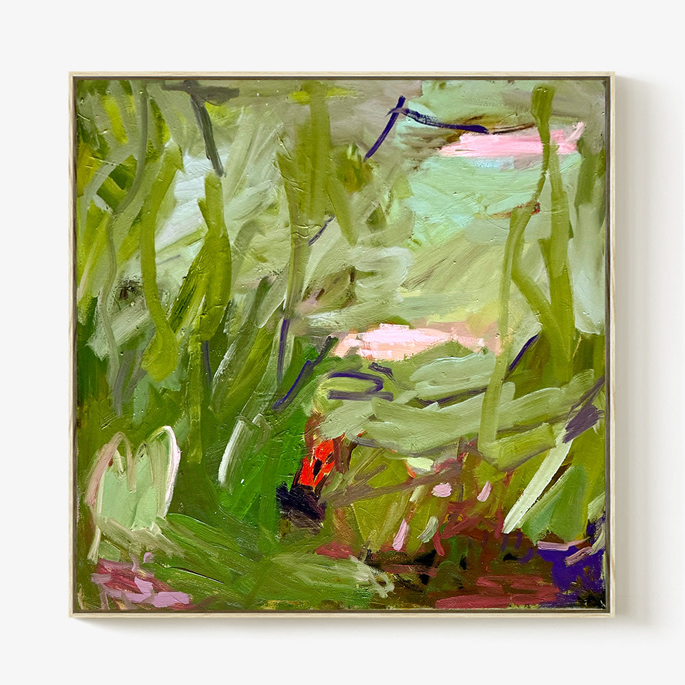 Magical Walk XVII by Petra Schott, 2025, Acrylic and oil on canvas