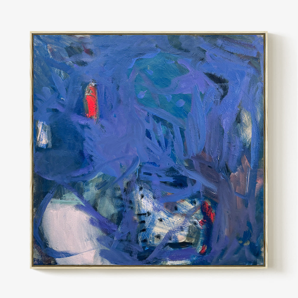 Mediterranean Blue II by Petra Schott, 2025, Oil on canvas
