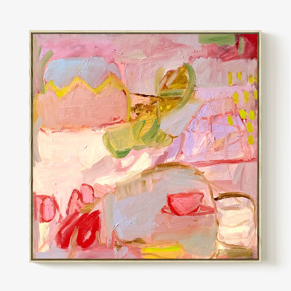 No Talking by Petra Schott, 2025, Oil on canvas
