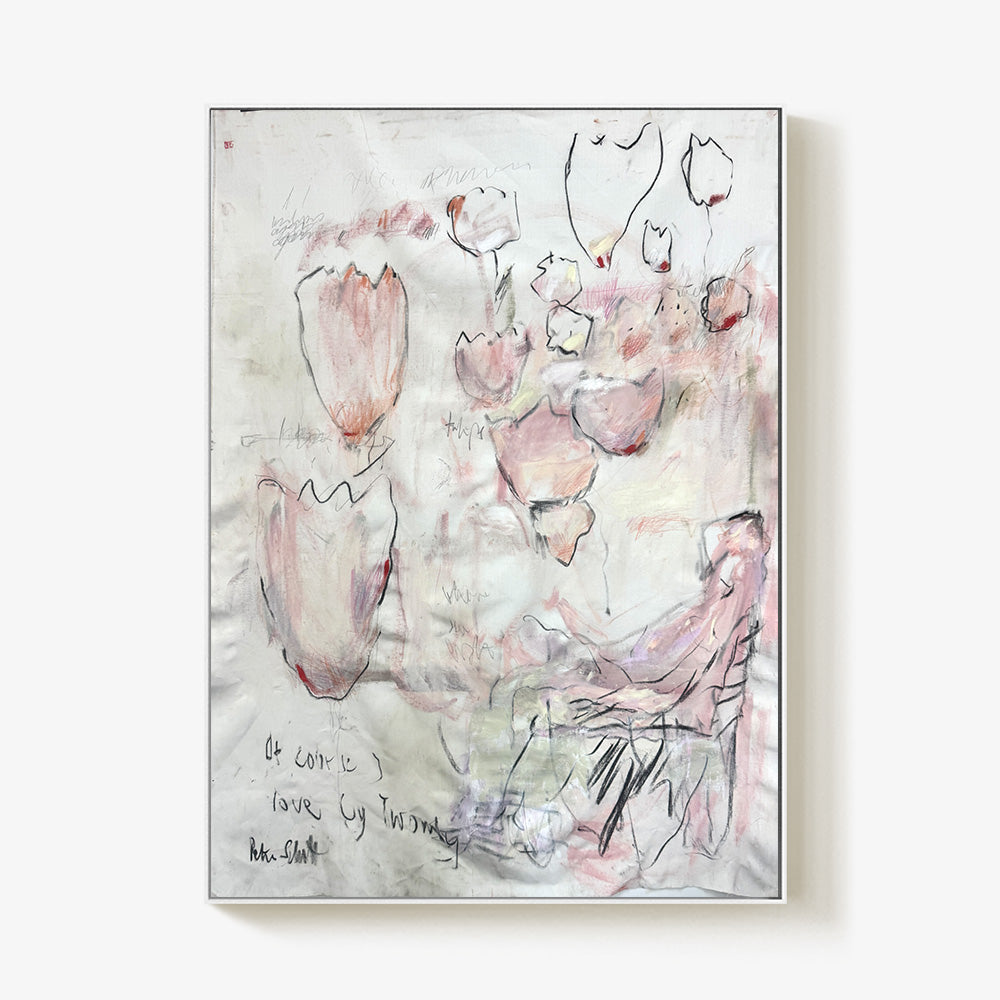 Of Course I Love Cy Twombly by Petra Schott, 2025, Painting