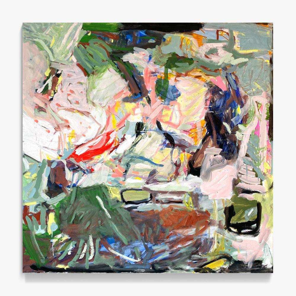 Plants Taking Over by Petra Schott, 2023, Oil on canvas