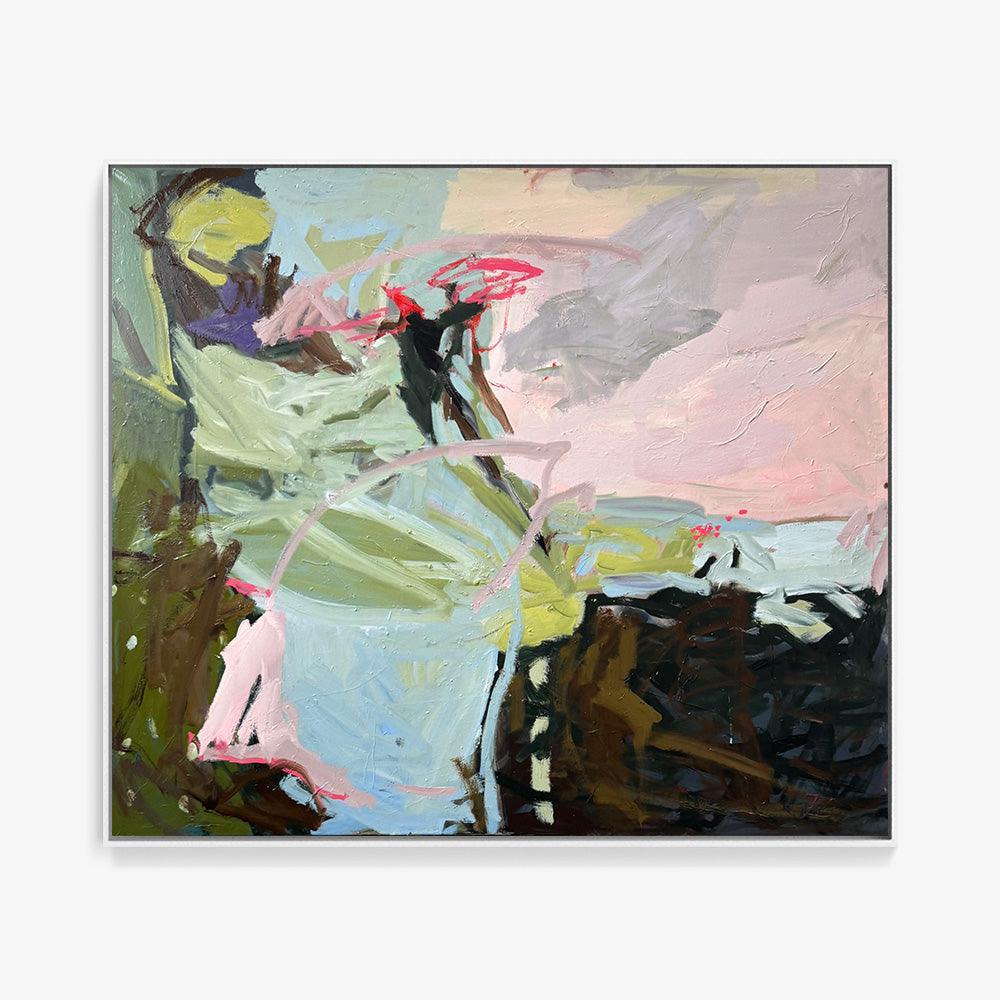 Shaking off the Dust by Petra Schott, 2024, Acrylic & Oil on Canvas