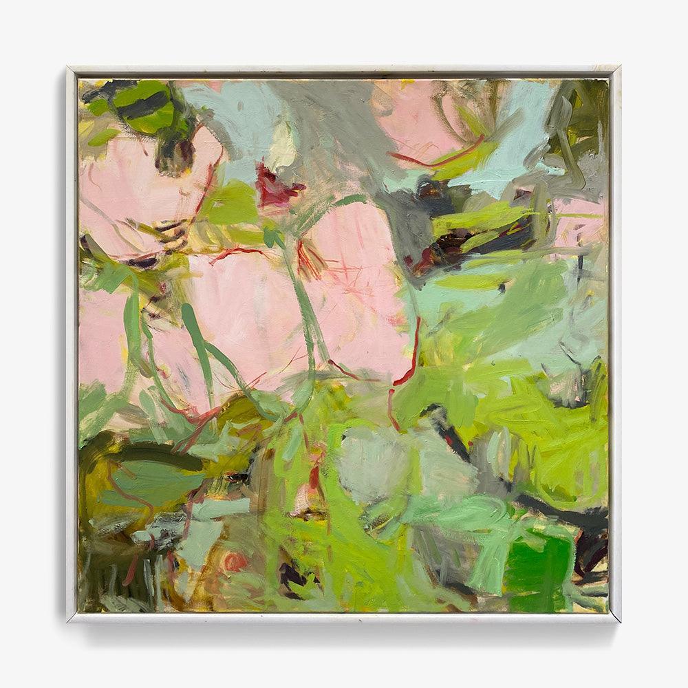 Spring Alphabet III by Petra Schott, 2022, Ink, acrylic and oil on canvas
