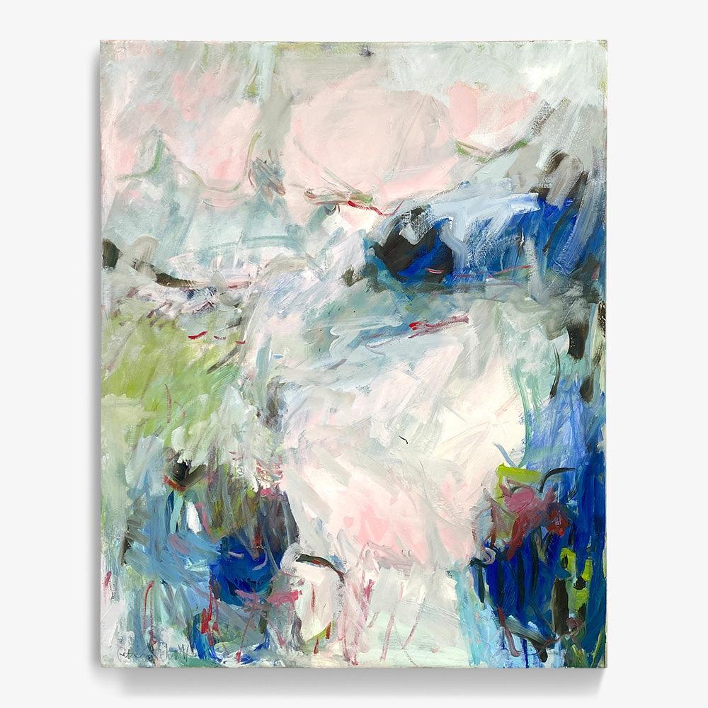 Spring Alphabet XIV by Petra Schott, 2022, Oil on canvas