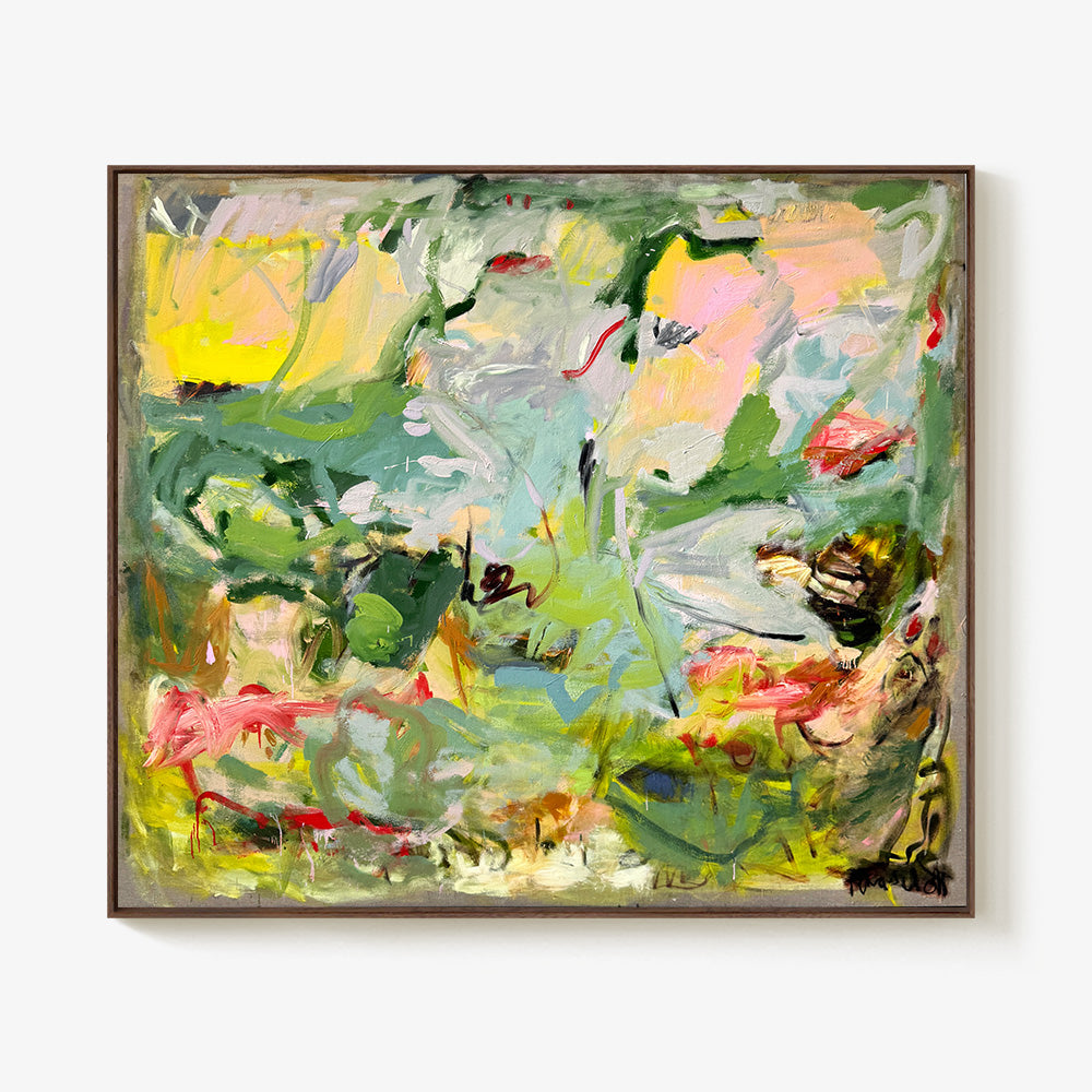With Light And Wind We Fly by Petra Schott, 2026, Oil on canvas