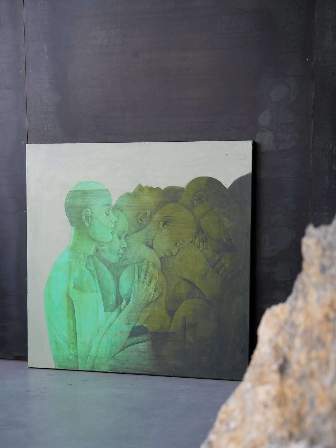 Again by Pon Arsher — oil on canvas