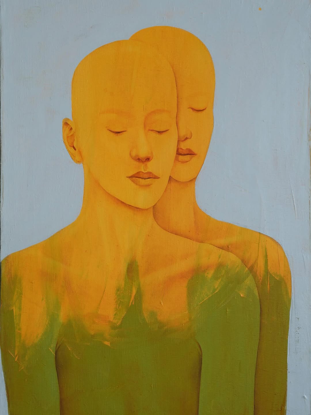Before now by Pon Arsher — oil on canvas
