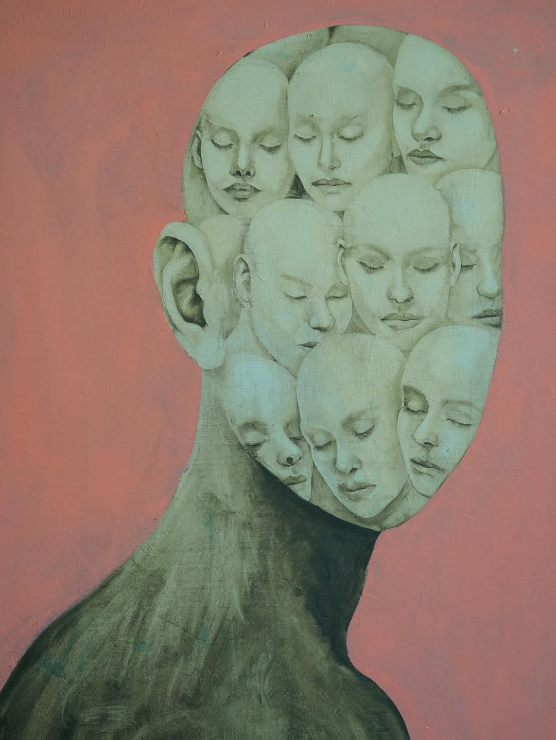Hidden chapters by Pon Arsher — oil on canvas